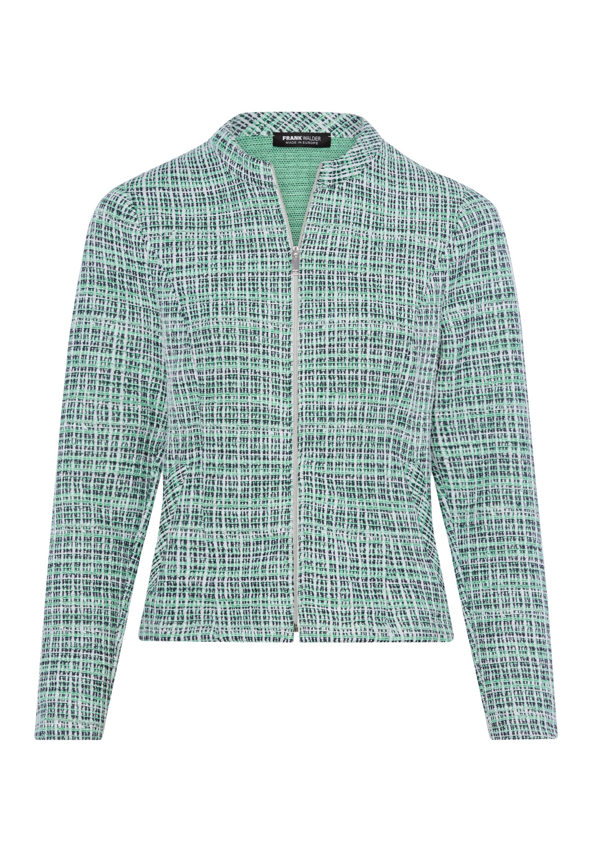 FRANK WALDER Cardigan Blazerjacke NOS mit markantem Zipper günstig online kaufen