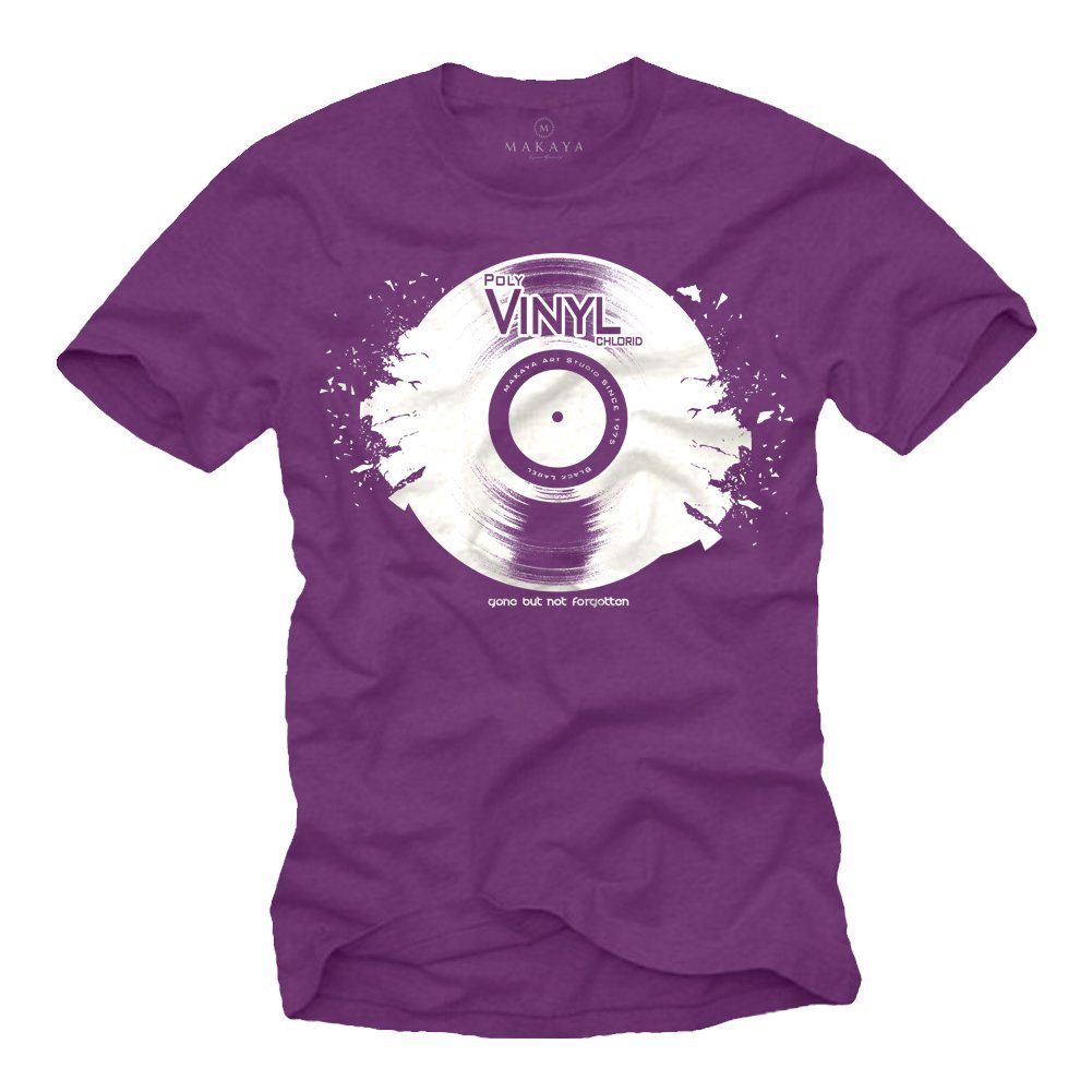 MAKAYA Print-Shirt Coole und Lustige Musik günstig online kaufen