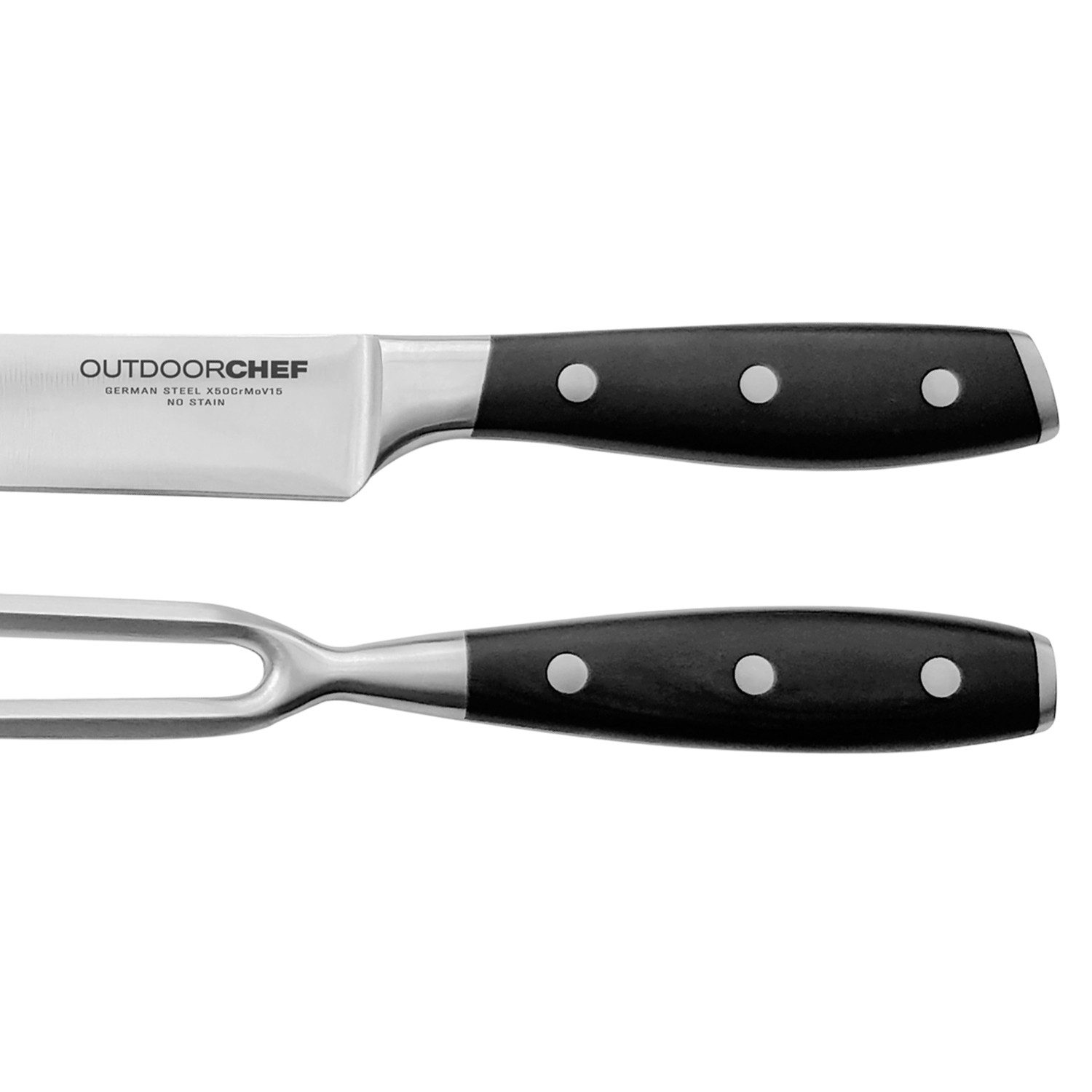OUTDOORCHEF Grillbesteck-Set Outdoorchef Tranchierbesteck Premium 2-tlg.