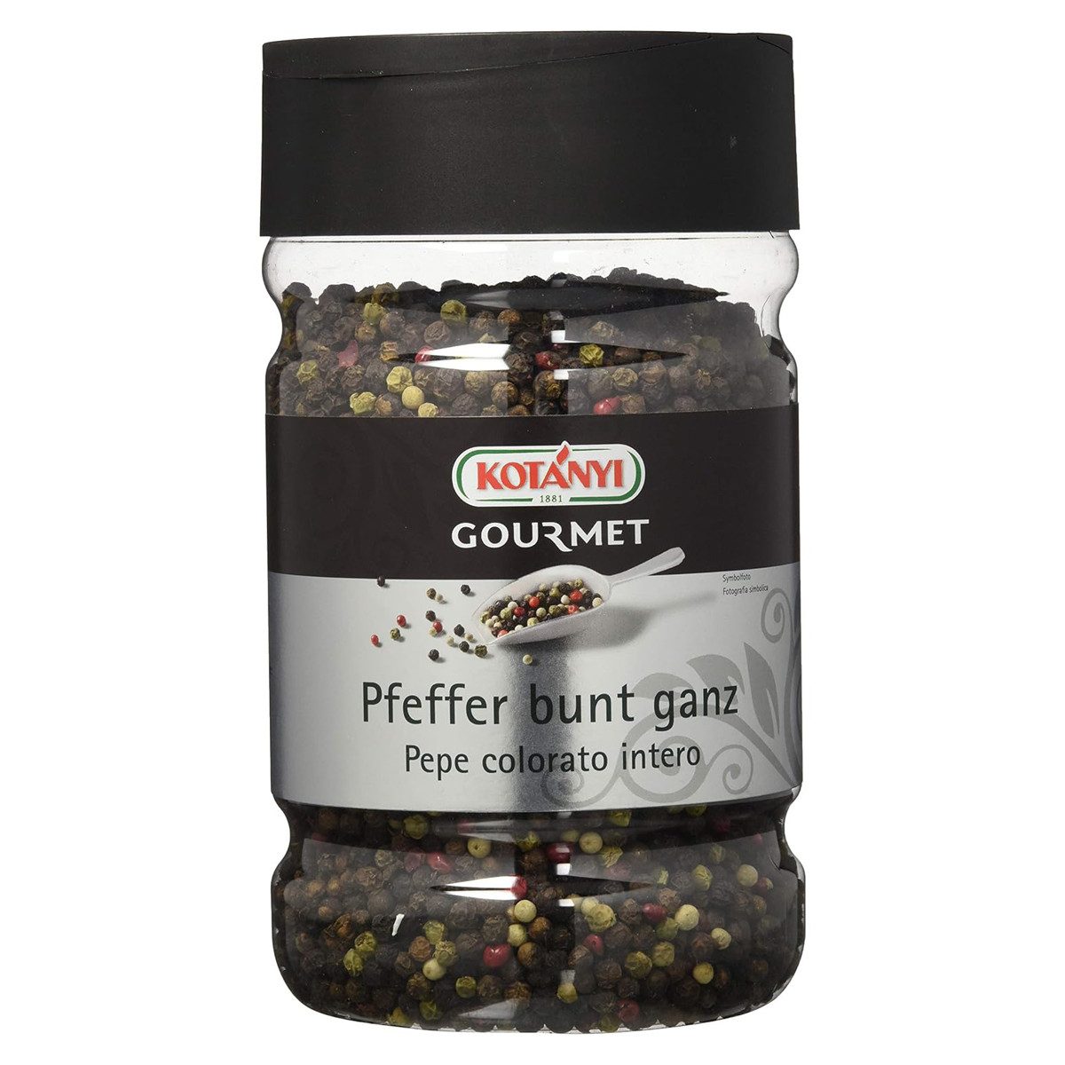 KOTANYI Gewürz, Kotanyi Pfeffermischung bunt ganz Großverbraucher Gastronomie 570g