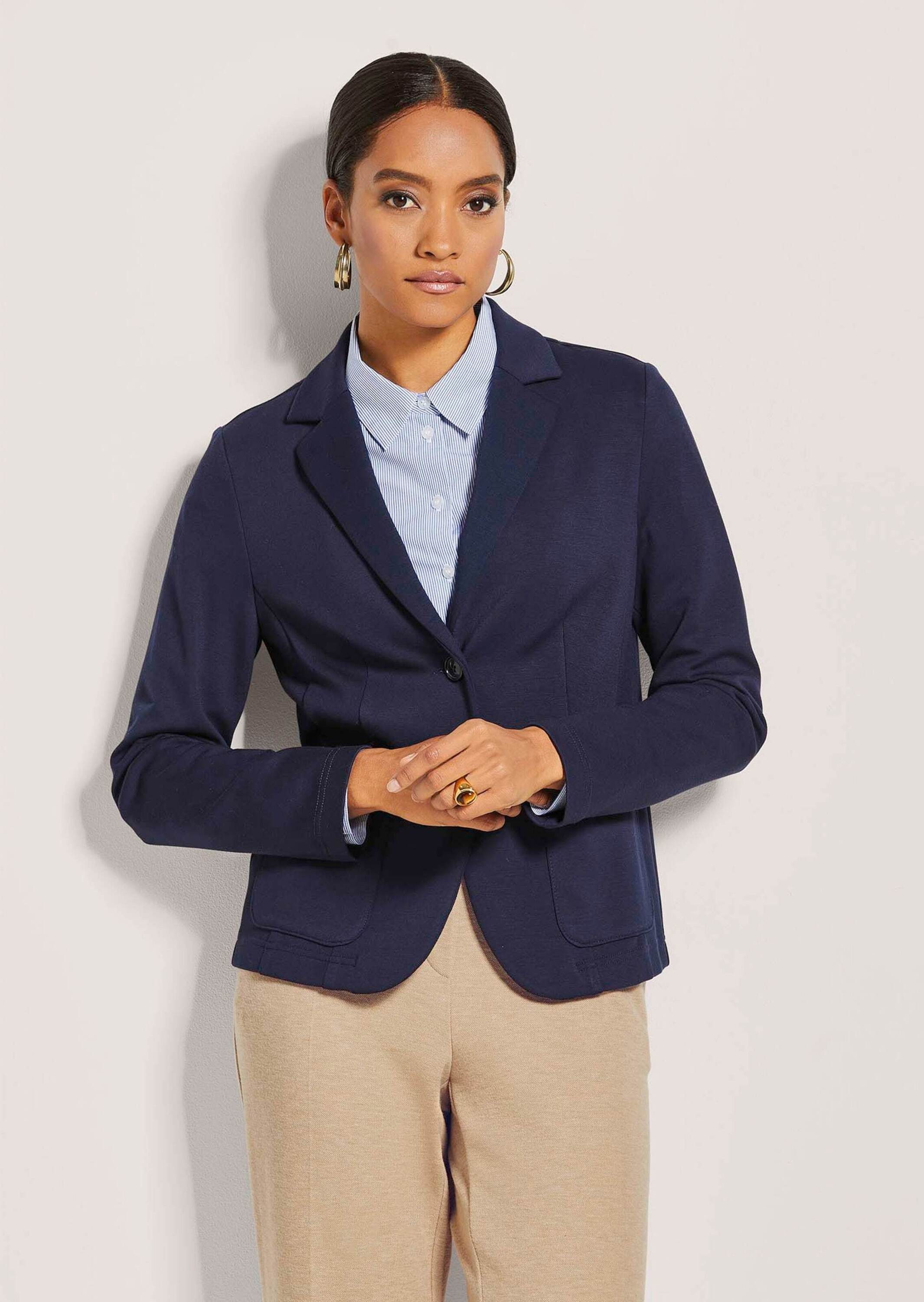 Kurzblazer Jersey-Blazer