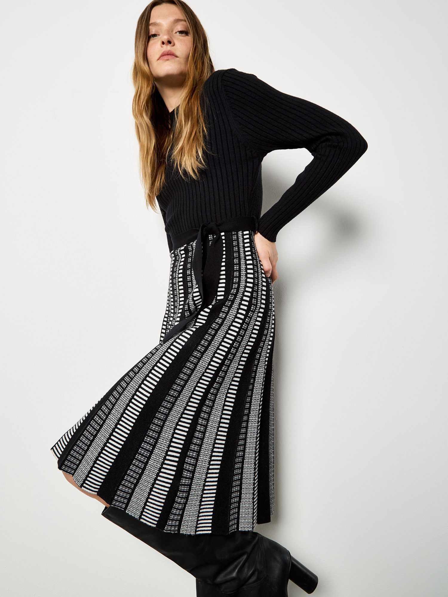 Apricot Midikleid