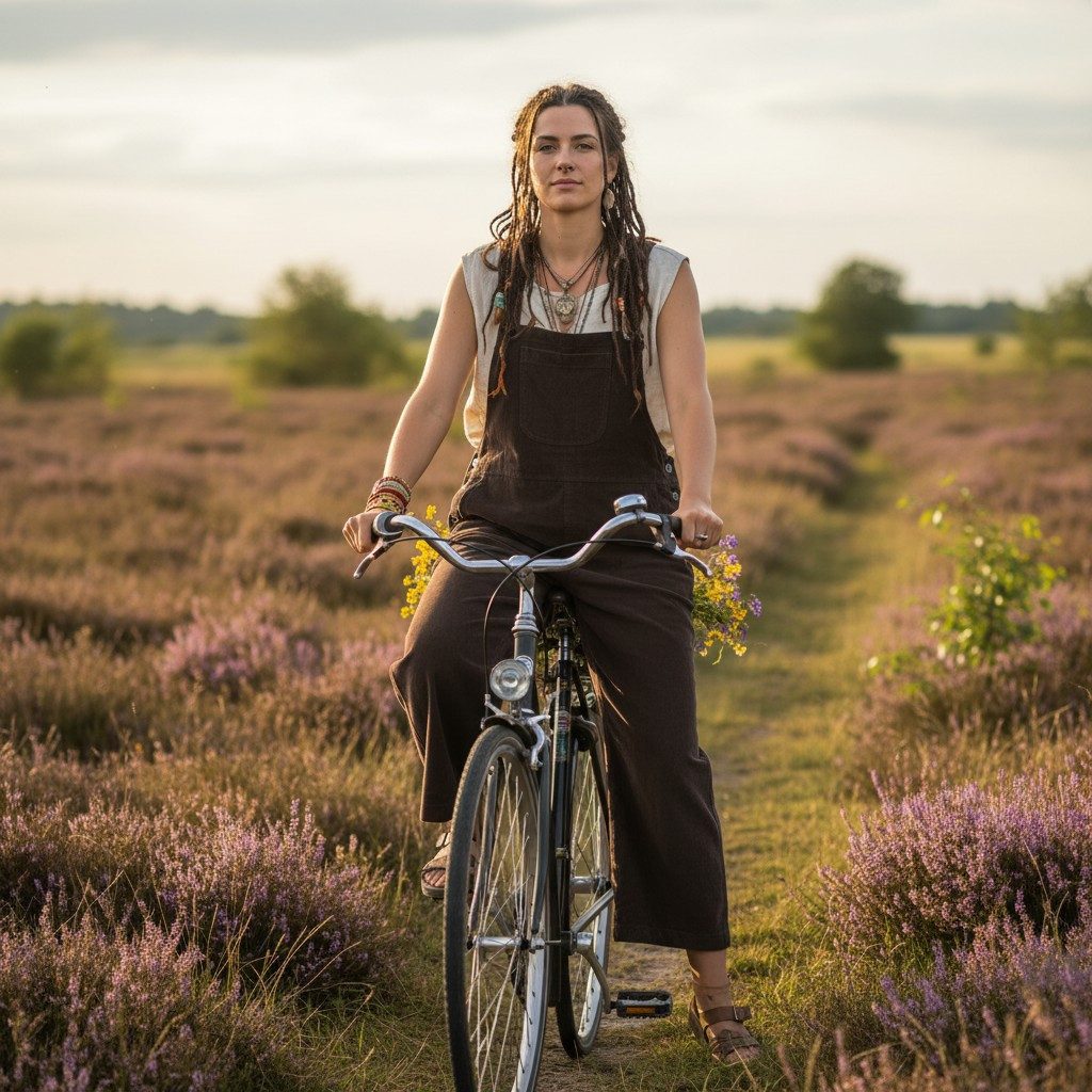 Guru-Shop Relaxhose Cord-Latzhose, Boho Hose, Jumpsuit, Overall -.. alternative Bekleidung