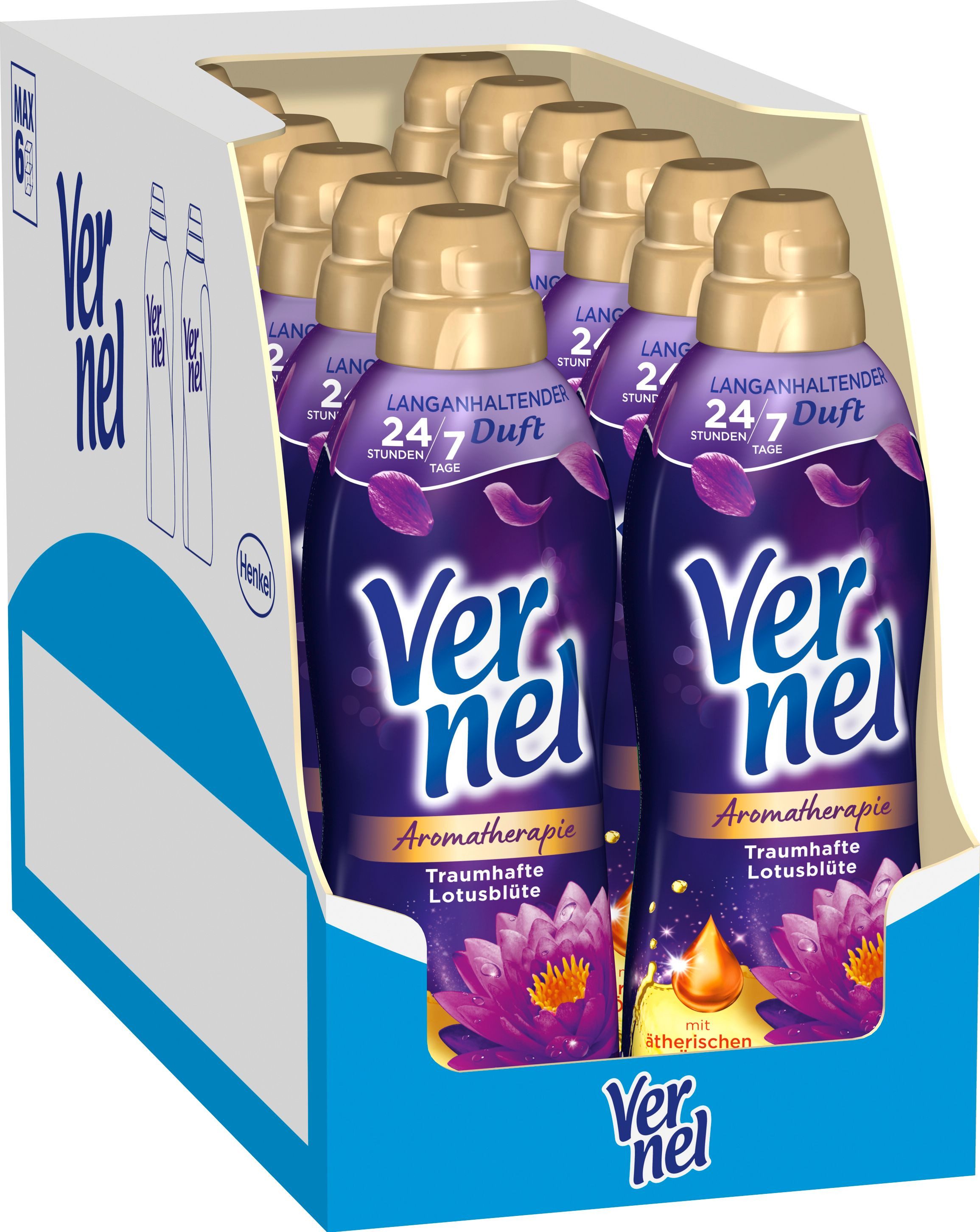 Aromatherapie Traumhafte Lotusblüte 12 x 37 WL (444WL) Weichspüler