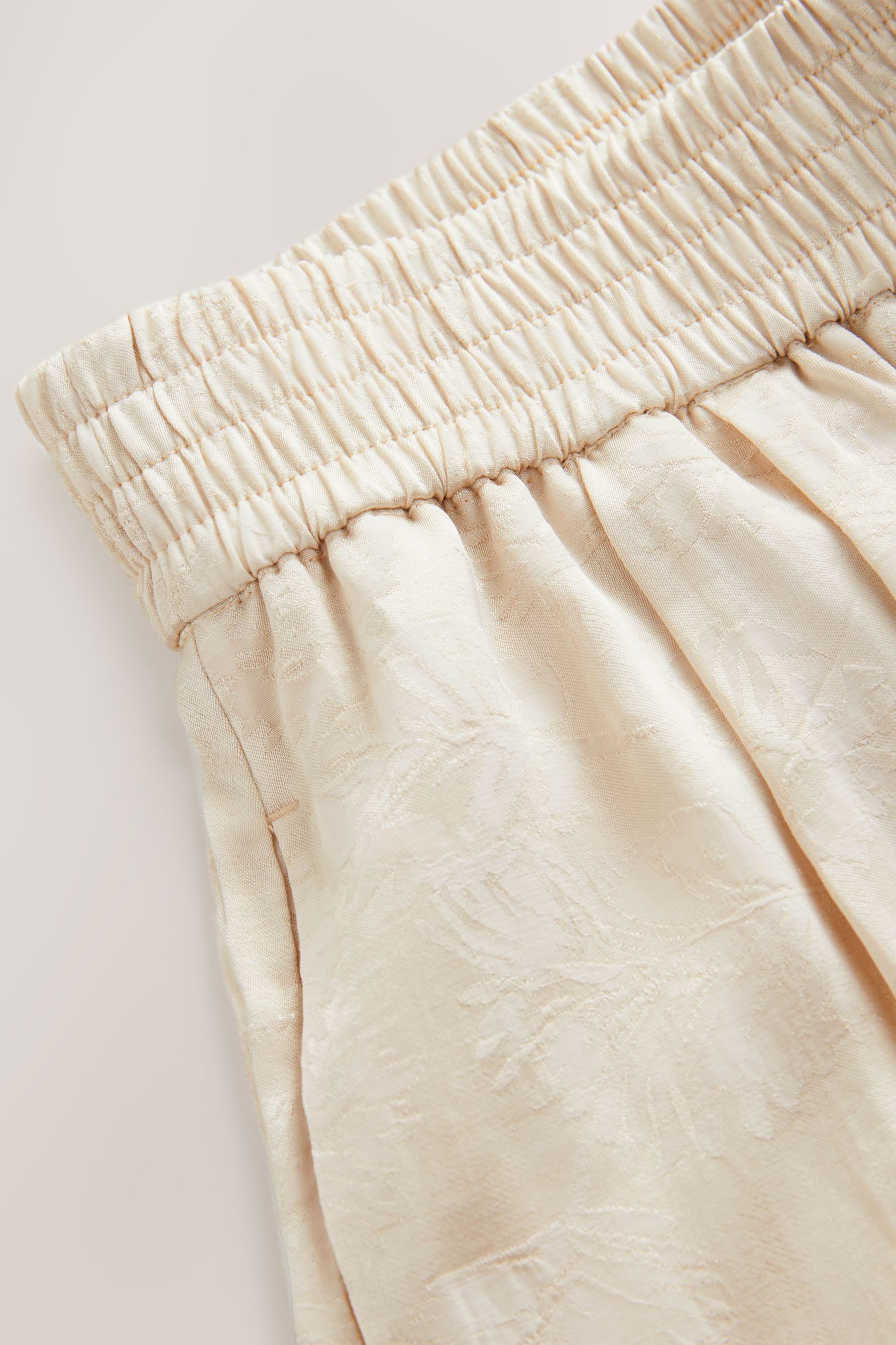 Next Haremshose Satin-Haremshose mit Jacquardmuster, Kurzgröße günstig online kaufen