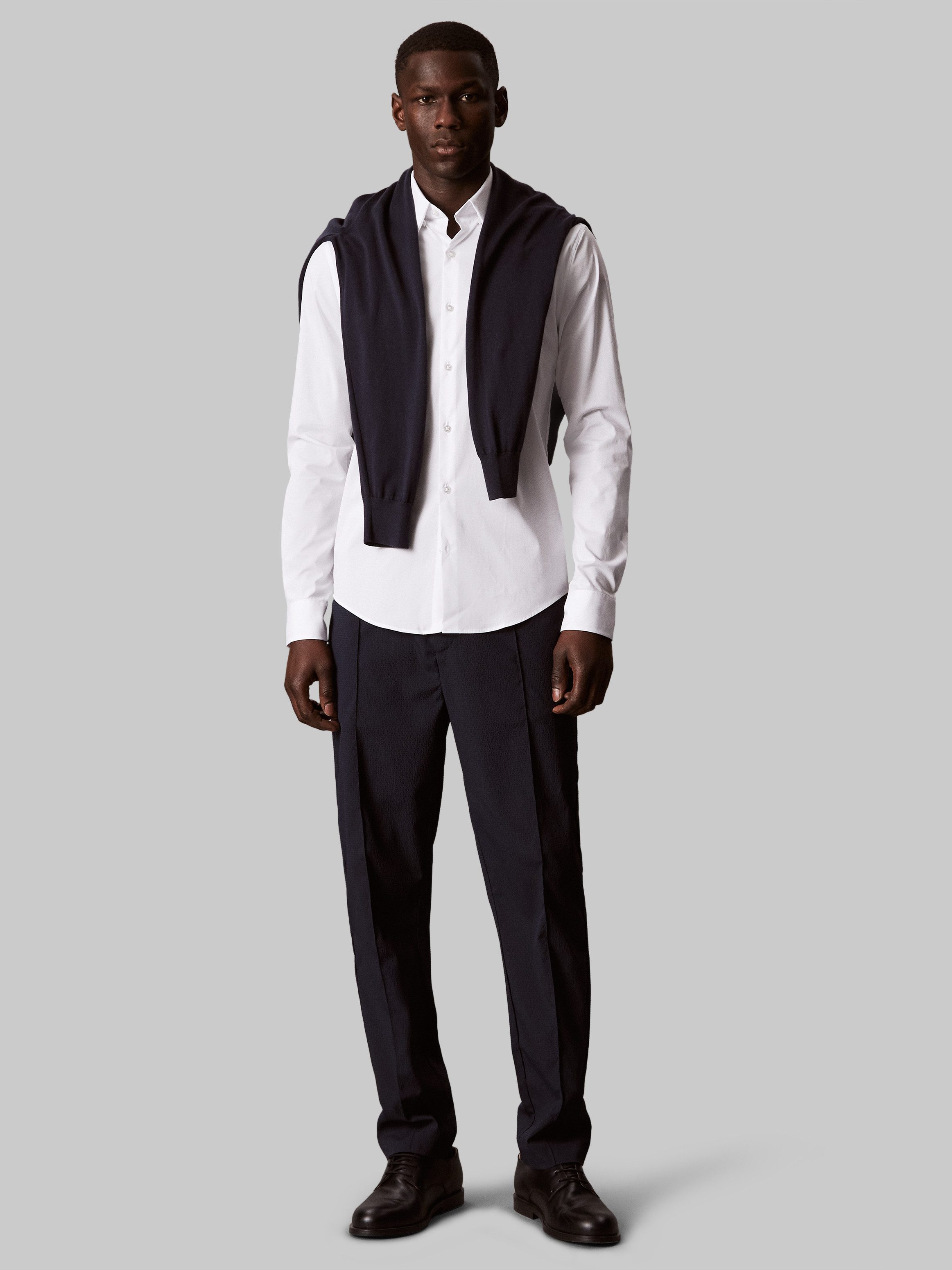 Calvin Klein Businesshemd Mit Rundhalsausschnitt