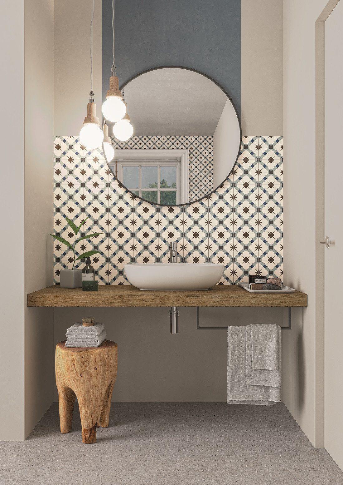 BOXTEC Bodenfliese REGENT BLUE 16.5 x 16.5 Feinsteinzeug Wand- und Bodenfliese, Feinsteinzeug 16.5x16.5, Blau