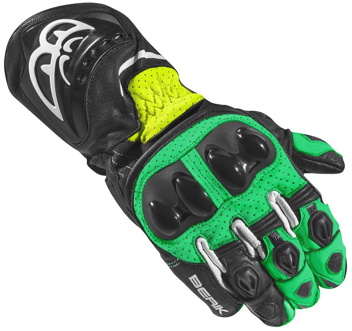 Black/Green Motorradhandschuhe Evo Berik Spa Motorradhandschuhe