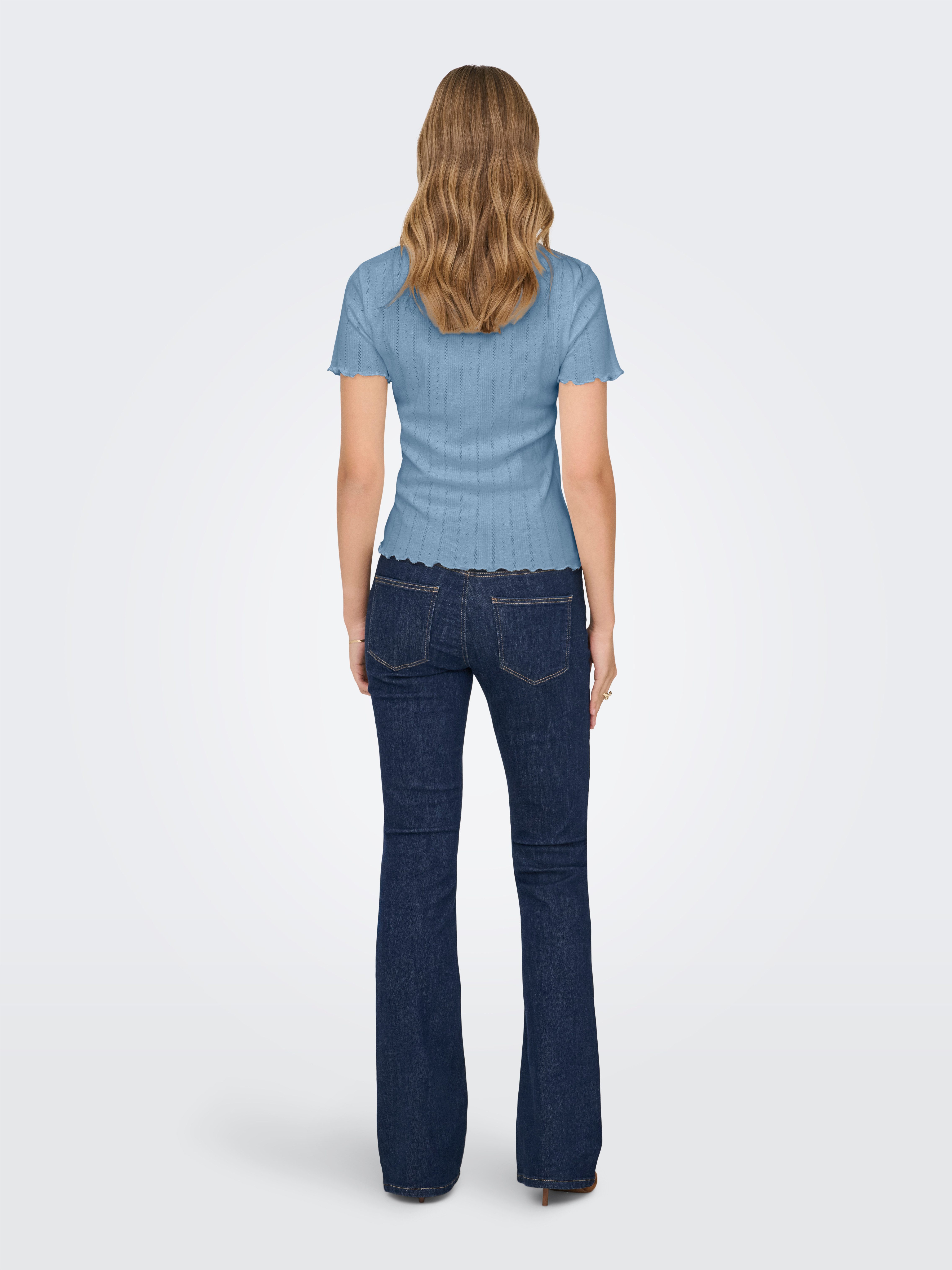 ONLY Kurzarmshirt ONLTENNA O-NECK S/S TOP JRS NOOS günstig online kaufen