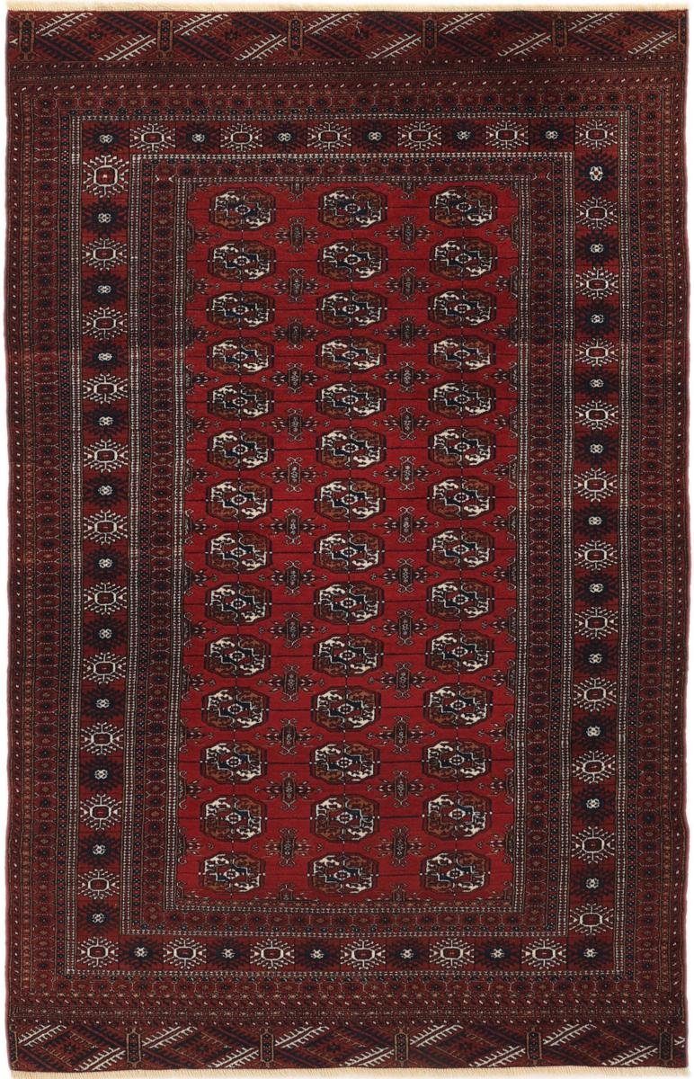 Orientteppich, Höhe: Nain rechteckig, 5 Bukhara Handgeknüpfter 125x195 Afghan Orientteppich Trading, mm