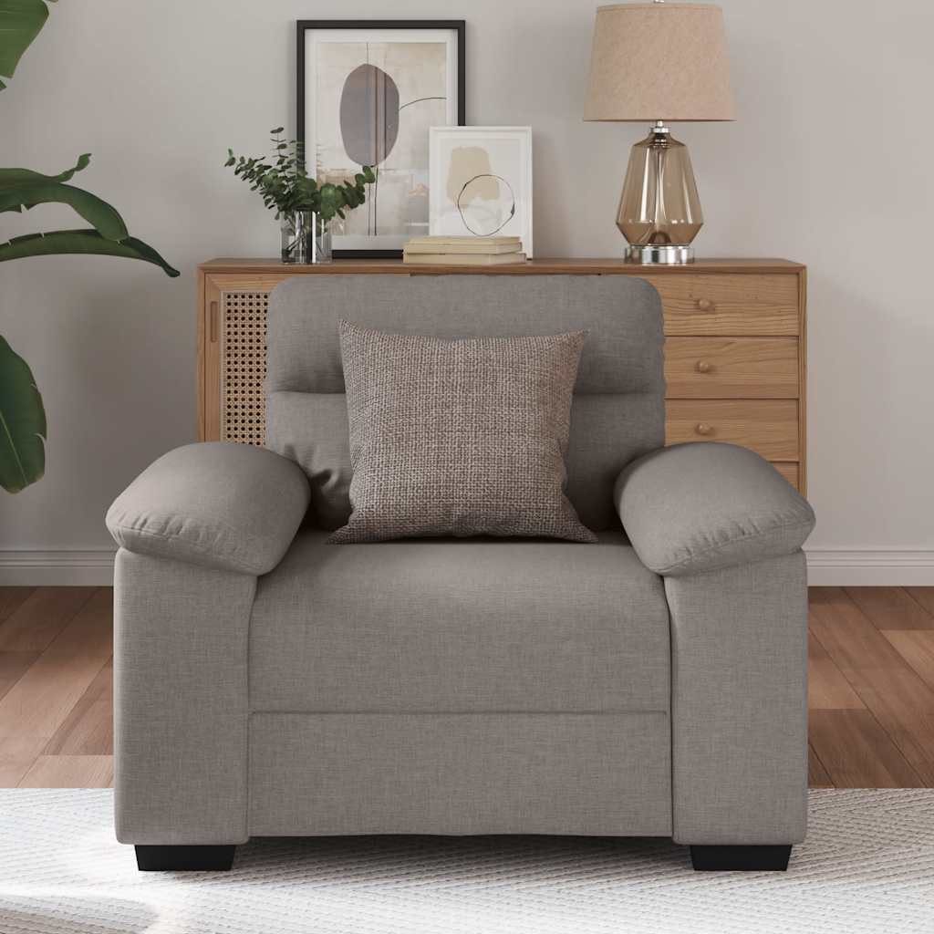 vidaXL Sofa Sessel Taupe 60 cm günstig online kaufen