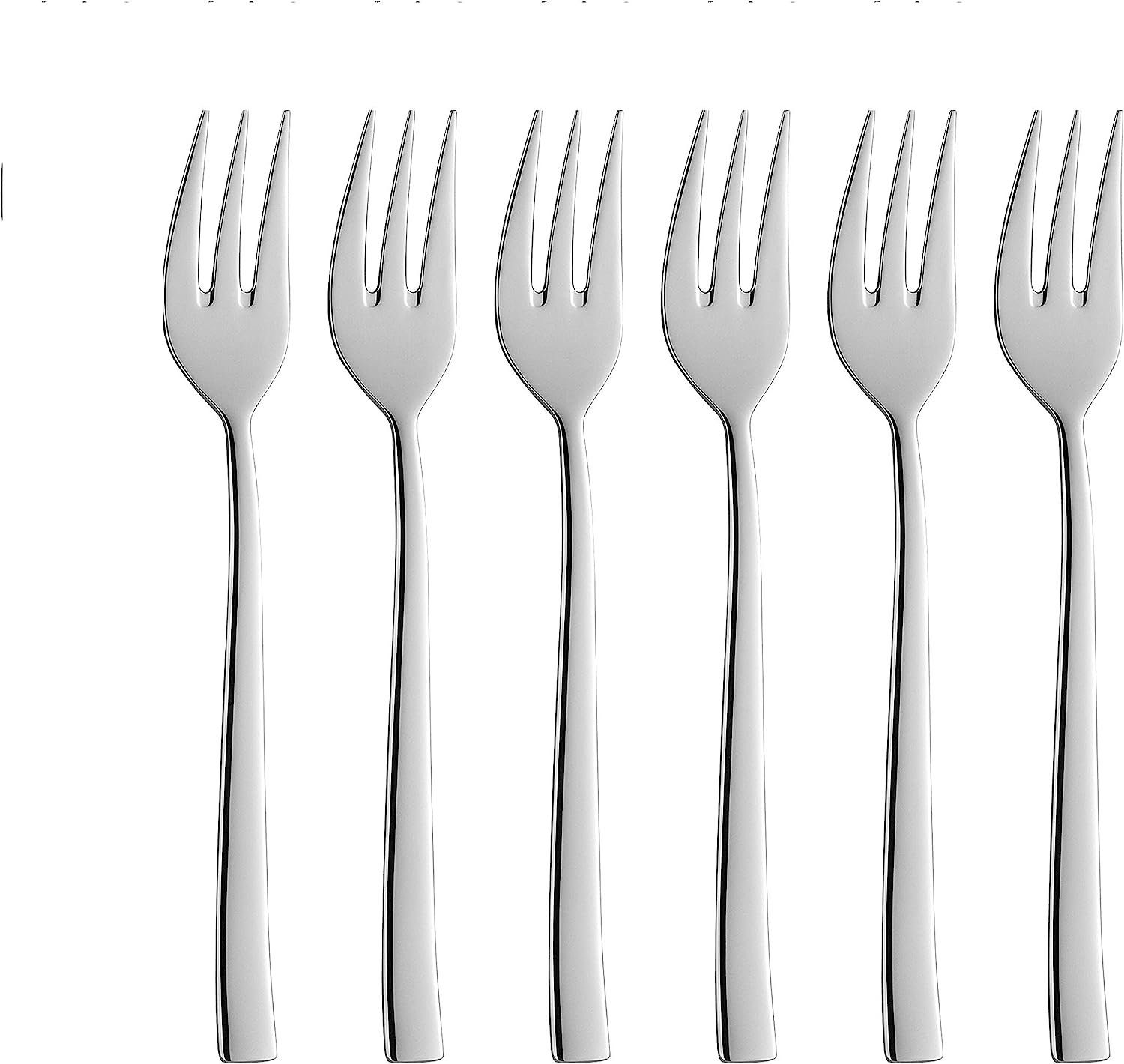 Zwilling Kuchengabel Zwilling BELA 6 Stück Kuchengabel Besteck 18/10 Edelstahl (6 Stück)