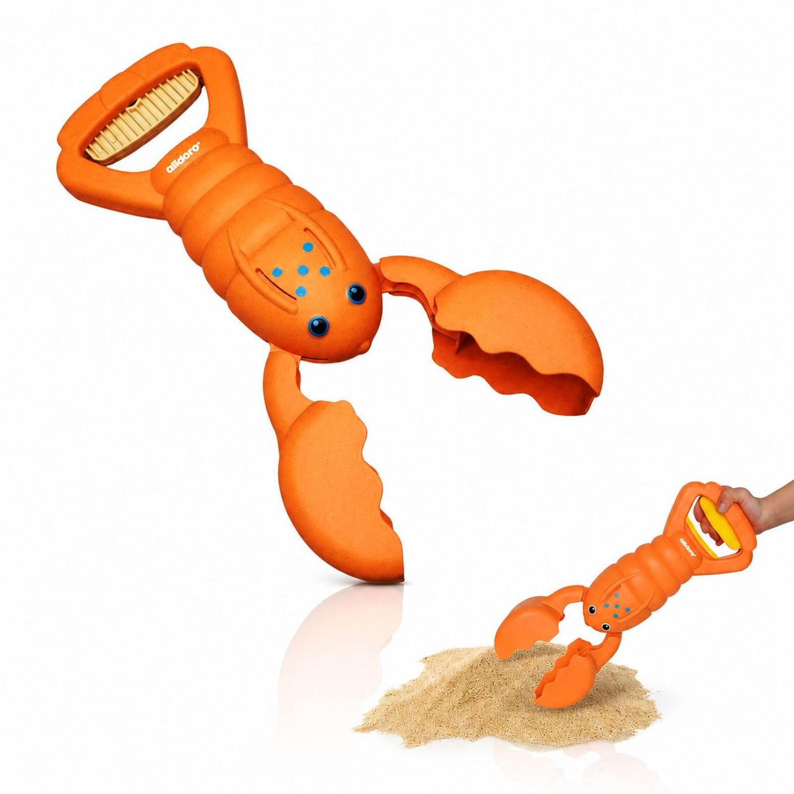 Sandform-Set Sandgreifer Hummer orange - Sandspielzeug für Kinder ab 3 Jahren