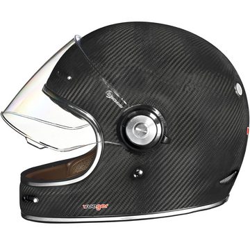 rueger-helmets Motorradhelm RT-825 Carbon Integralhelm Motorradhelm Chopper Integral Retro Kart Helm ruegerRT-825 Carbon XS