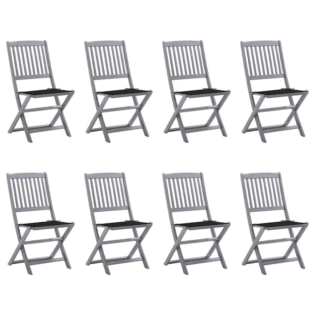 vidaXL Gartenstuhl Klappbare Gartenstühle 8 Stk. günstig online kaufen