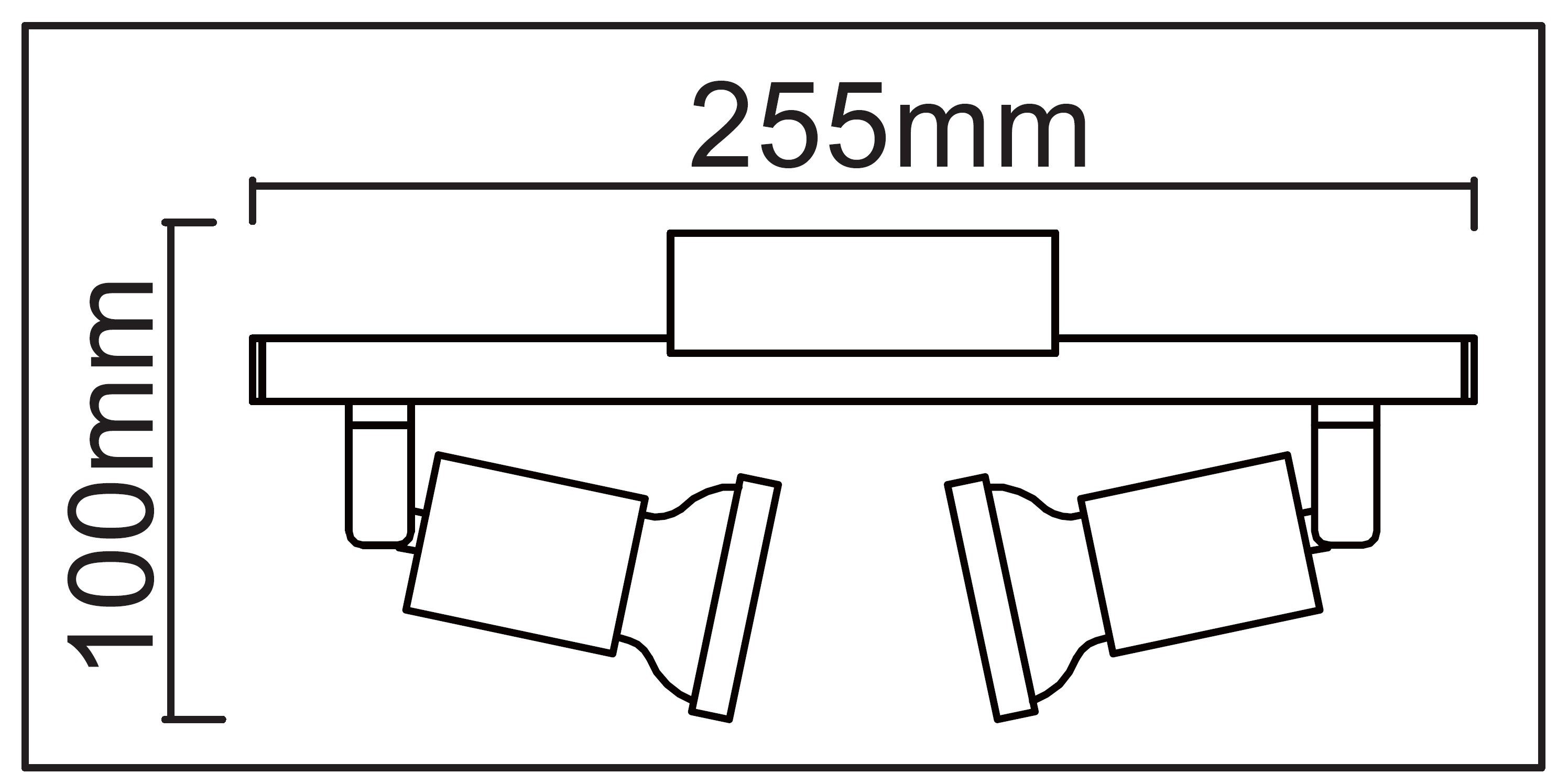 TRANGO LED Deckenspots, 2-flammig 2935-022 LED günstig online kaufen