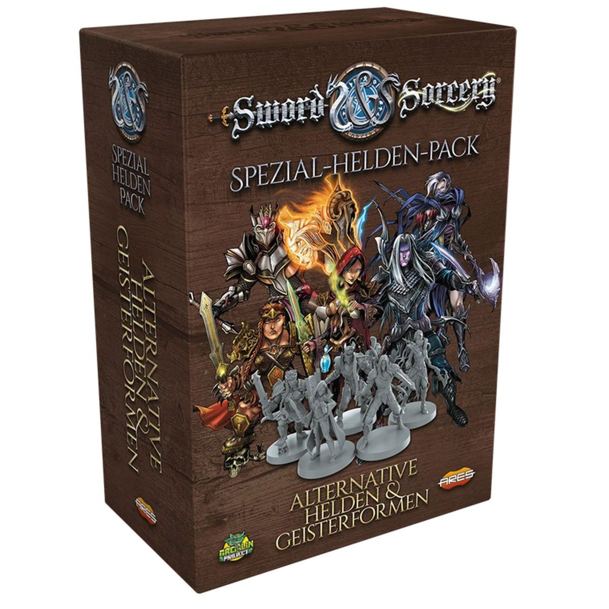 Ares Games Spiel Sword & Sorcery Alternative Helden & Geisterformen Helden-Pack (DE)