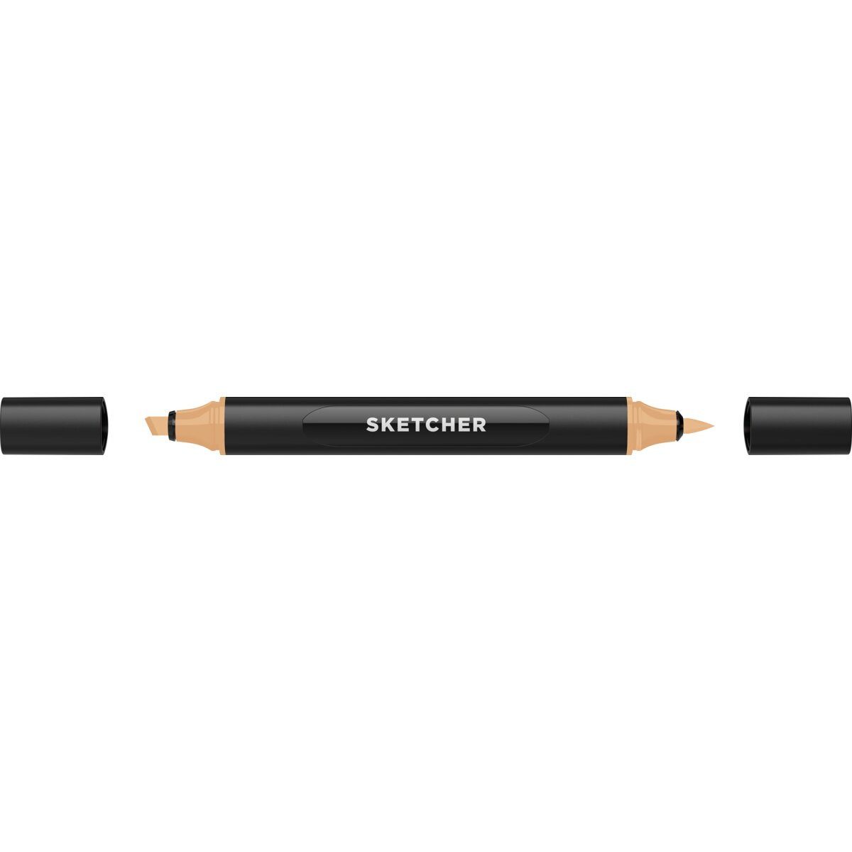Filzstift Twinmarker Sketcher brush+chisel BR475 terrakotta