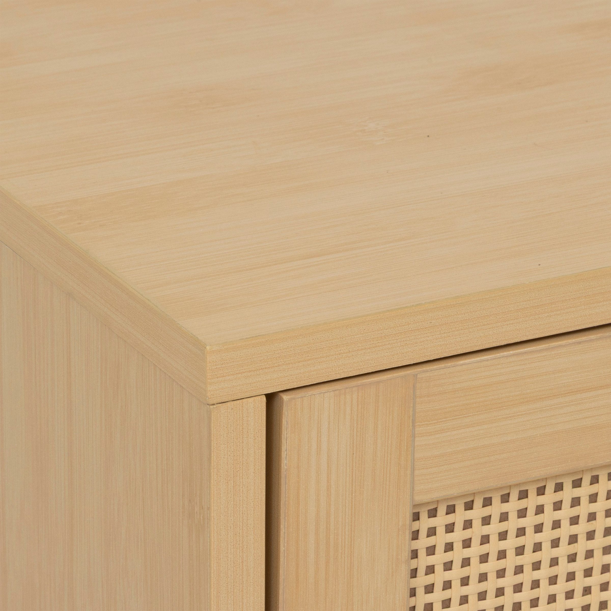 5five Simply Smart Waschbeckenschrank Waschtischunterschrank CANE mit Geflecht, 70 cm – Bild 4 von 5