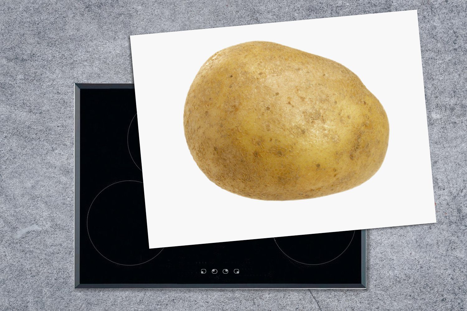 Kartoffeln, 70x52 nutzbar, tlg), Mobile Vinyl, Lebensmittel MuchoWow - Gemüse Herdblende-/Abdeckplatte Ceranfeldabdeckung cm, Arbeitsfläche - (1