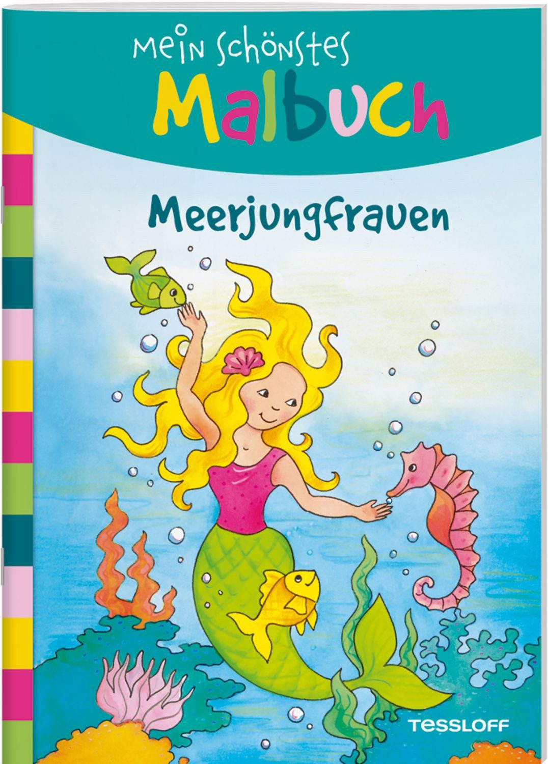 Mein schönstes Malbuch. Meerjungfrauen. Malen für Kinder ab 5 Jahren / Corina Beurenmeister