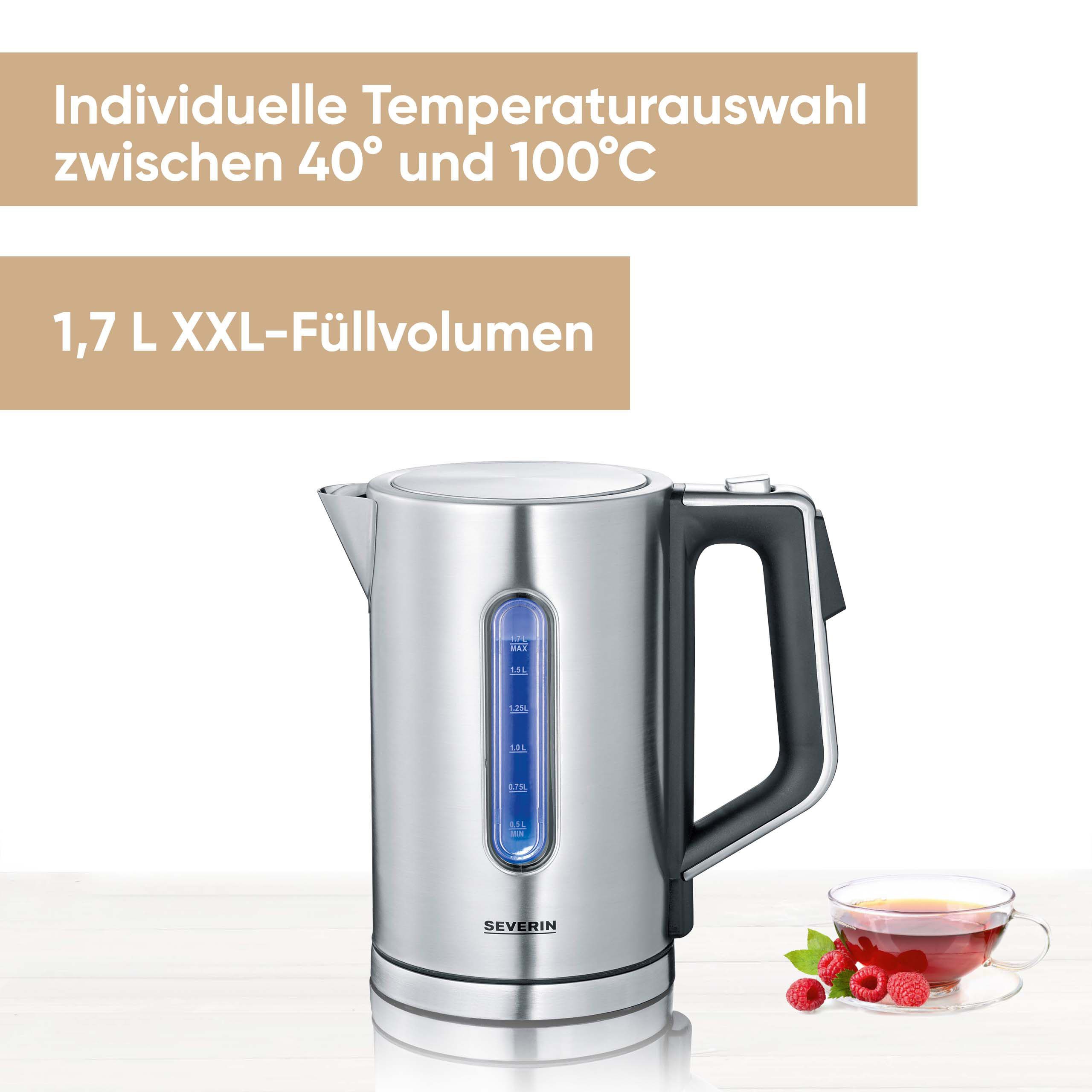 Severin Wasserkocher WK 3418, 1,7 l, 3000 W