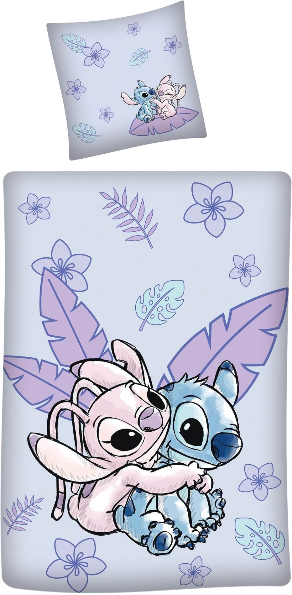 AY!Max Kinderbettwäsche Disney Lilo und Stitch Wende Bettwäsche 2tlg 135 x 200 cm, 1 teilig, Langlebig