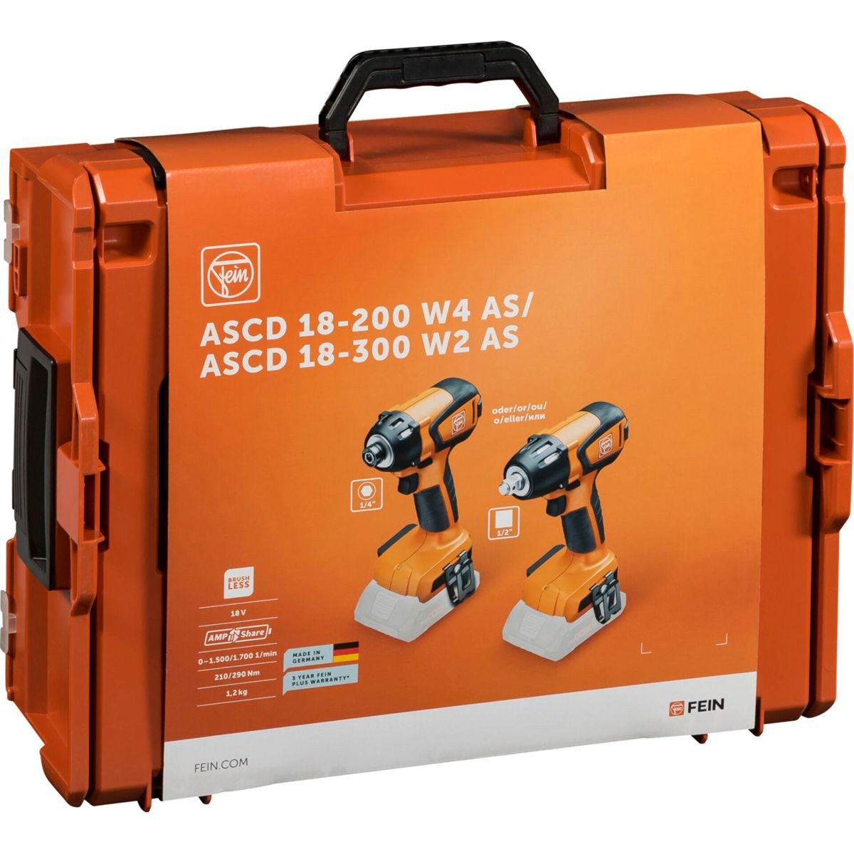 Fein Bohrschrauber ASCD 18-300 W2 AS N00 Akku-Schlagschrauber