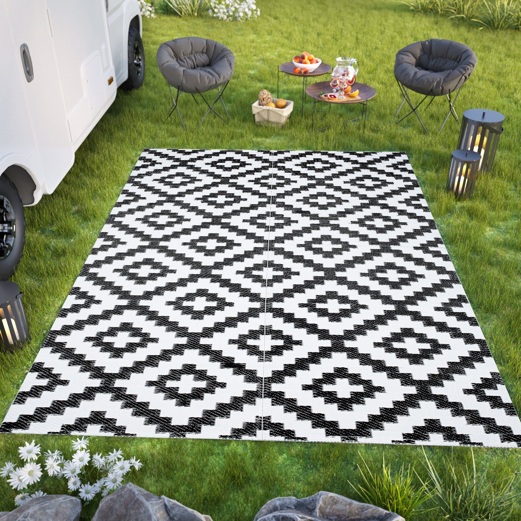 Tapiso Outdoorteppich IBIZA, rechteckig, Outdoor, Balkon, günstig online kaufen