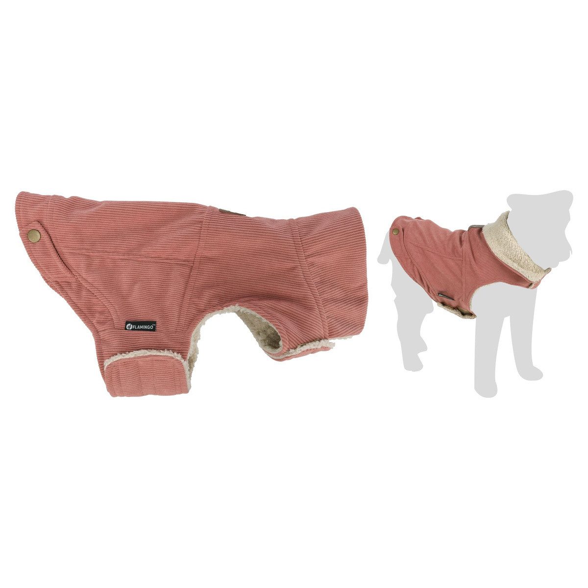 Flamingo Hundemantel Hundemantel Endor rosa