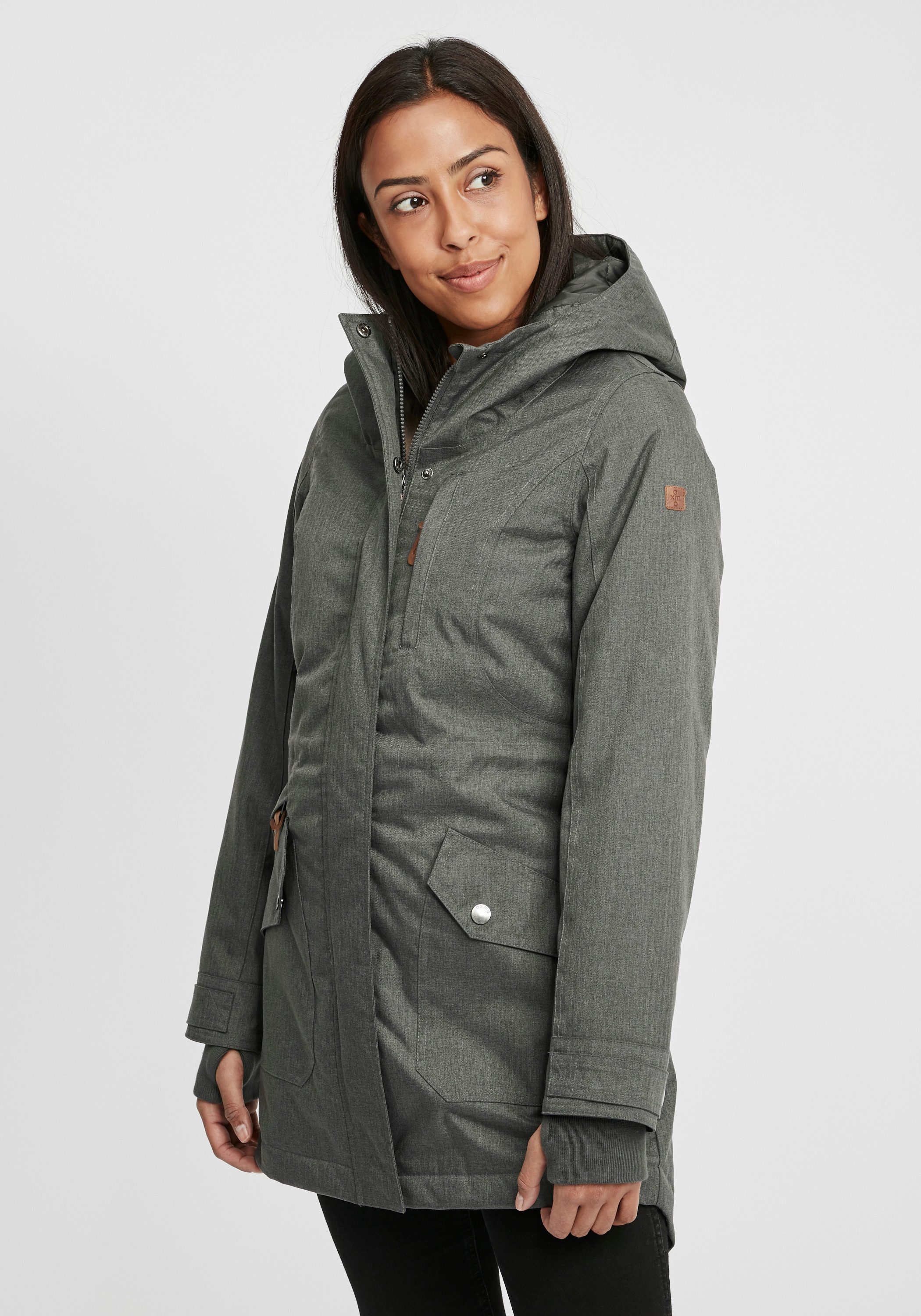 OXMO Parka OXBella Warme Jacke mit hochabschließendem Kragen günstig online kaufen