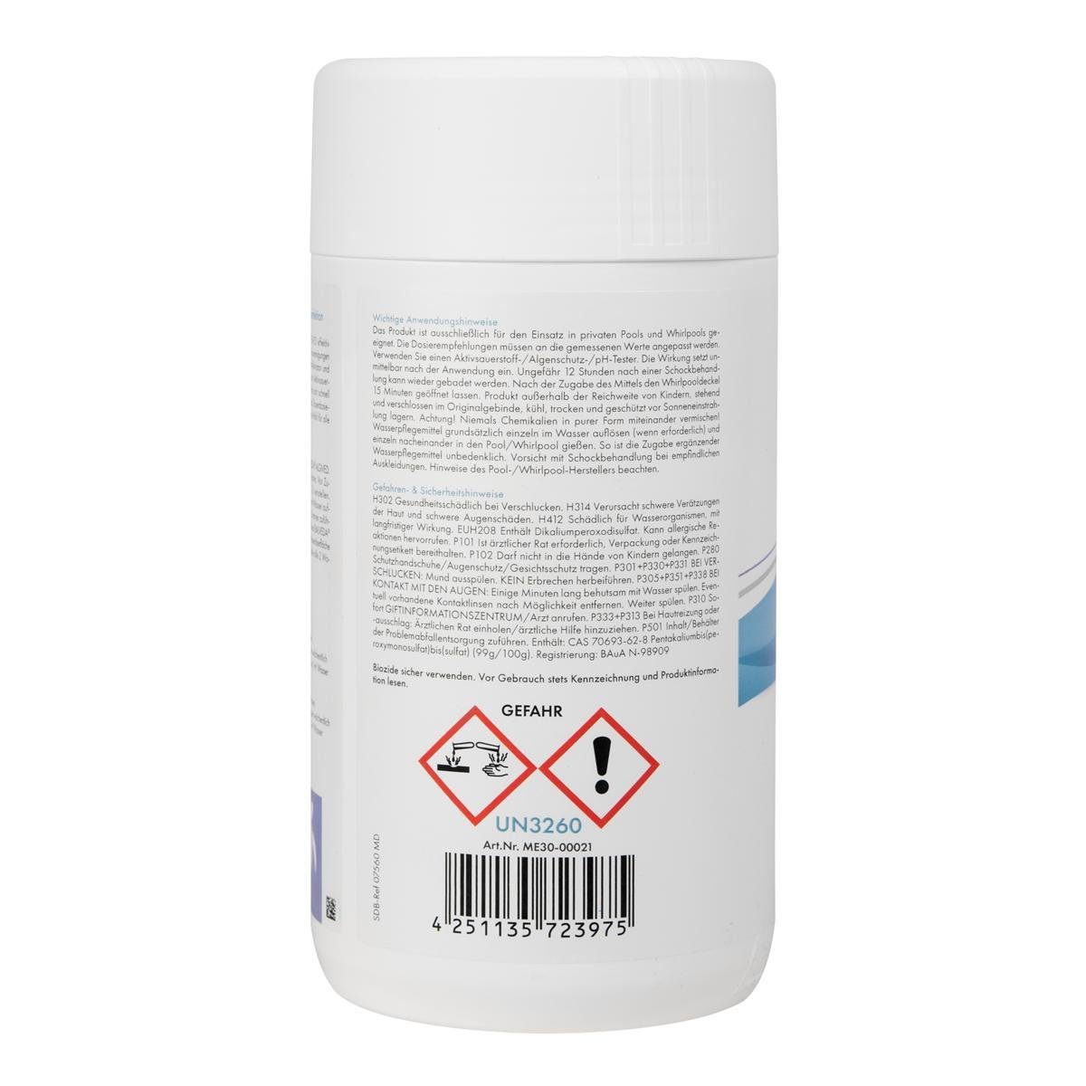 BALVEDA Poolpflege BALVEDA ACTIVED Aktivsauerstoff-Granulat 1 kg, (Nicht zutreffend), Schnelllösliches Granulat