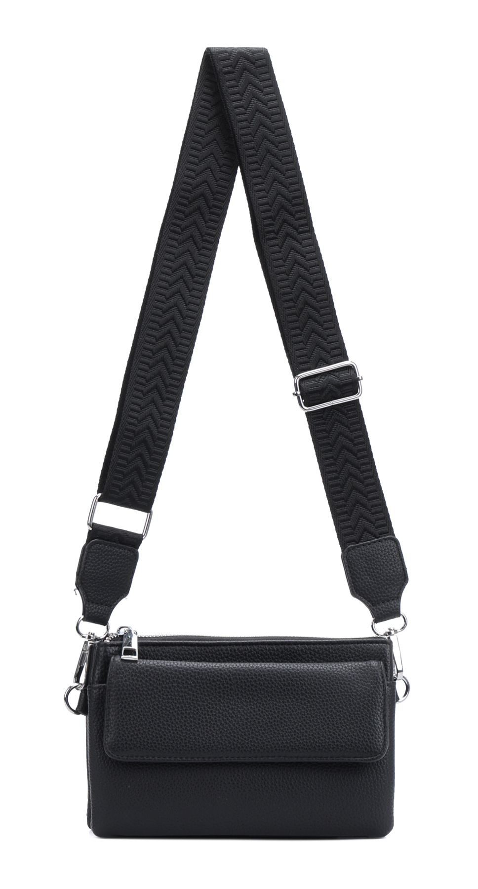 Geldbörse Damen Umhängetasche CrossBody Brieftasche Geldbörse Handytasche Reise