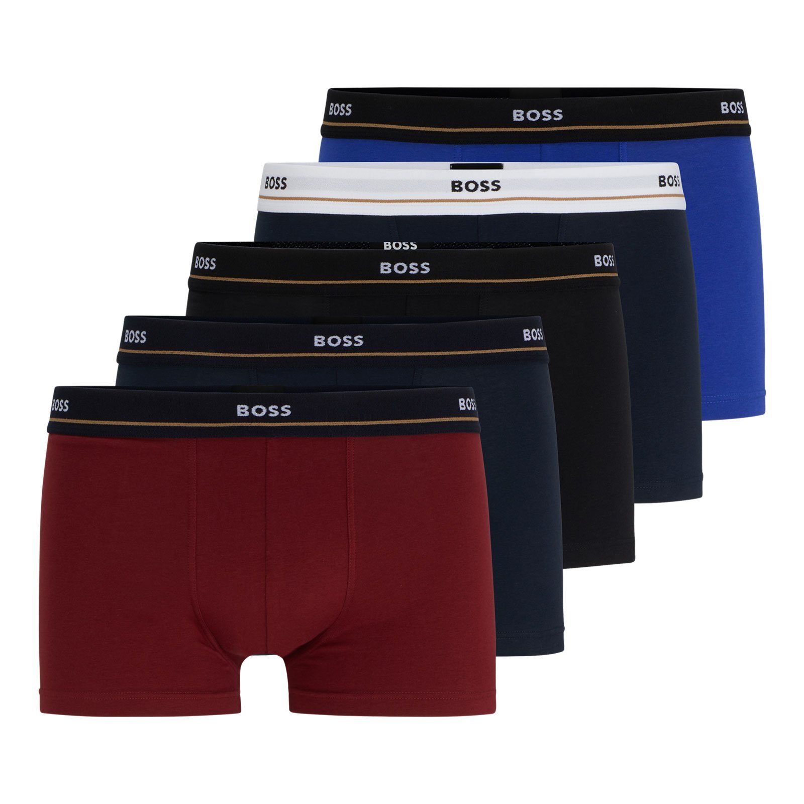 BOSS Trunk Essential (5-St) mit Markenschriftzug günstig online kaufen