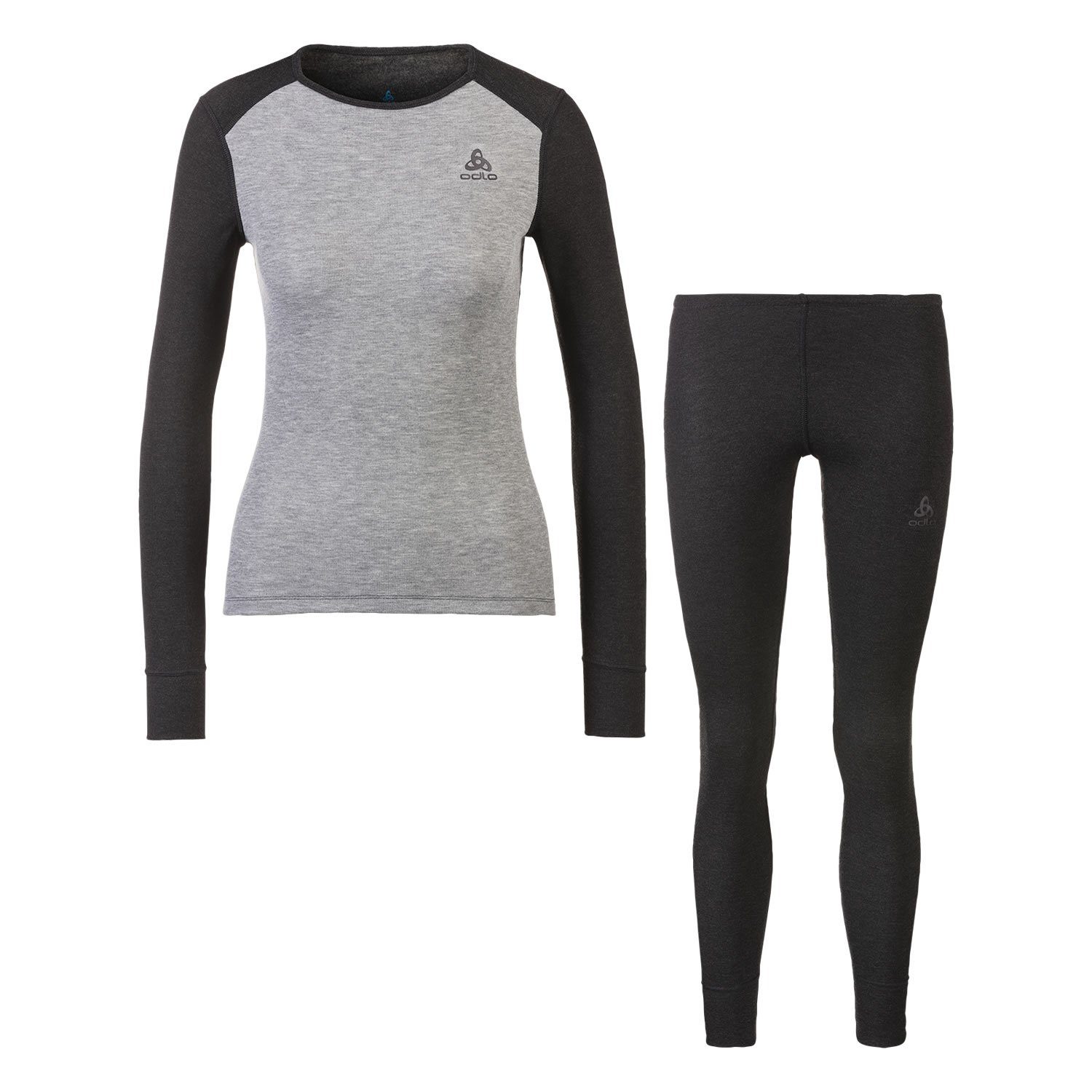 Odlo Unterhemd Set long ACTIVE WARM ECO DARK GREY MELANGE - GREY MELAN günstig online kaufen