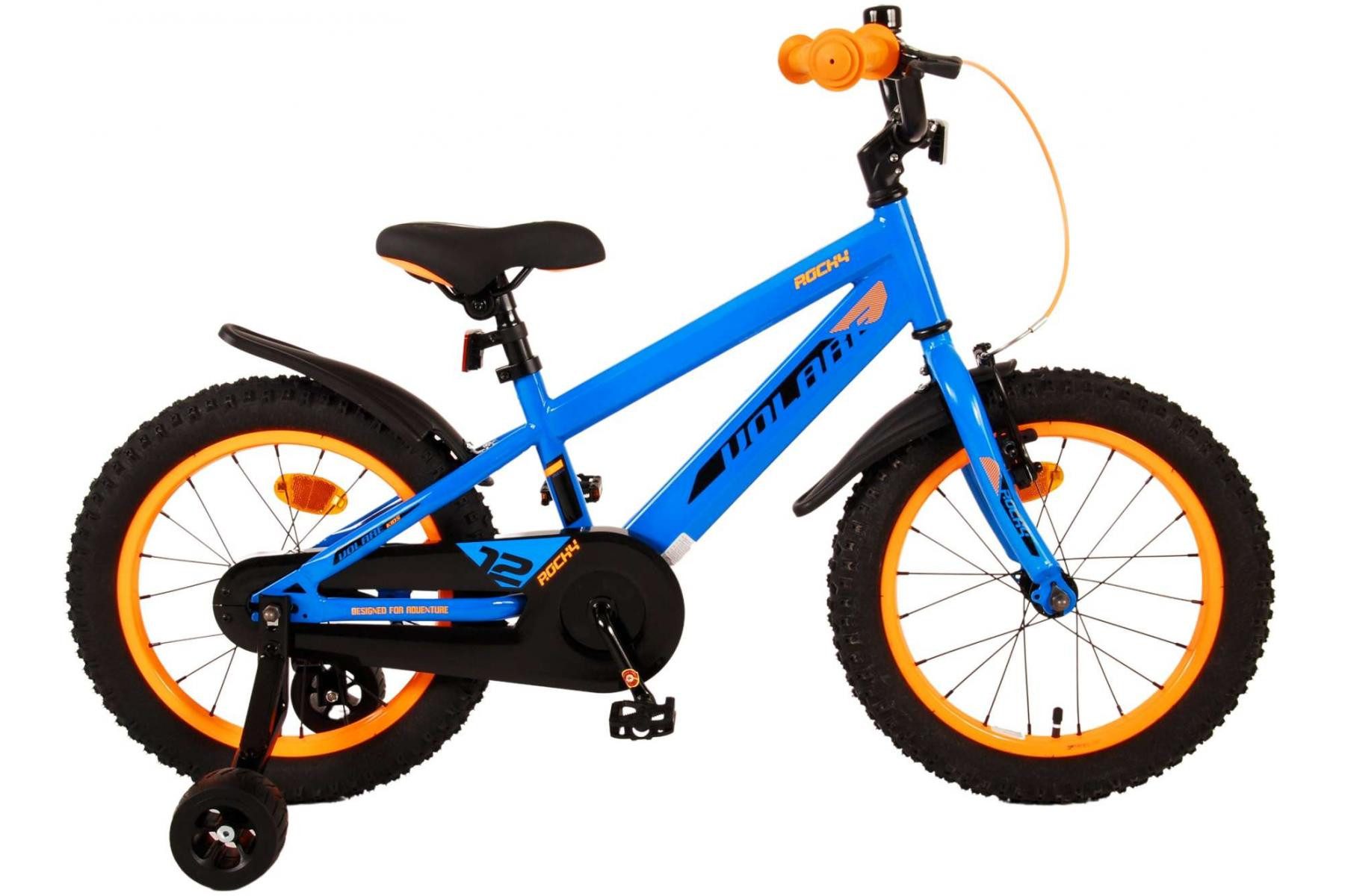 Kinderfahrrad Rocky Jungen 16 Zoll Blau – Hand- & Rücktrittbremse