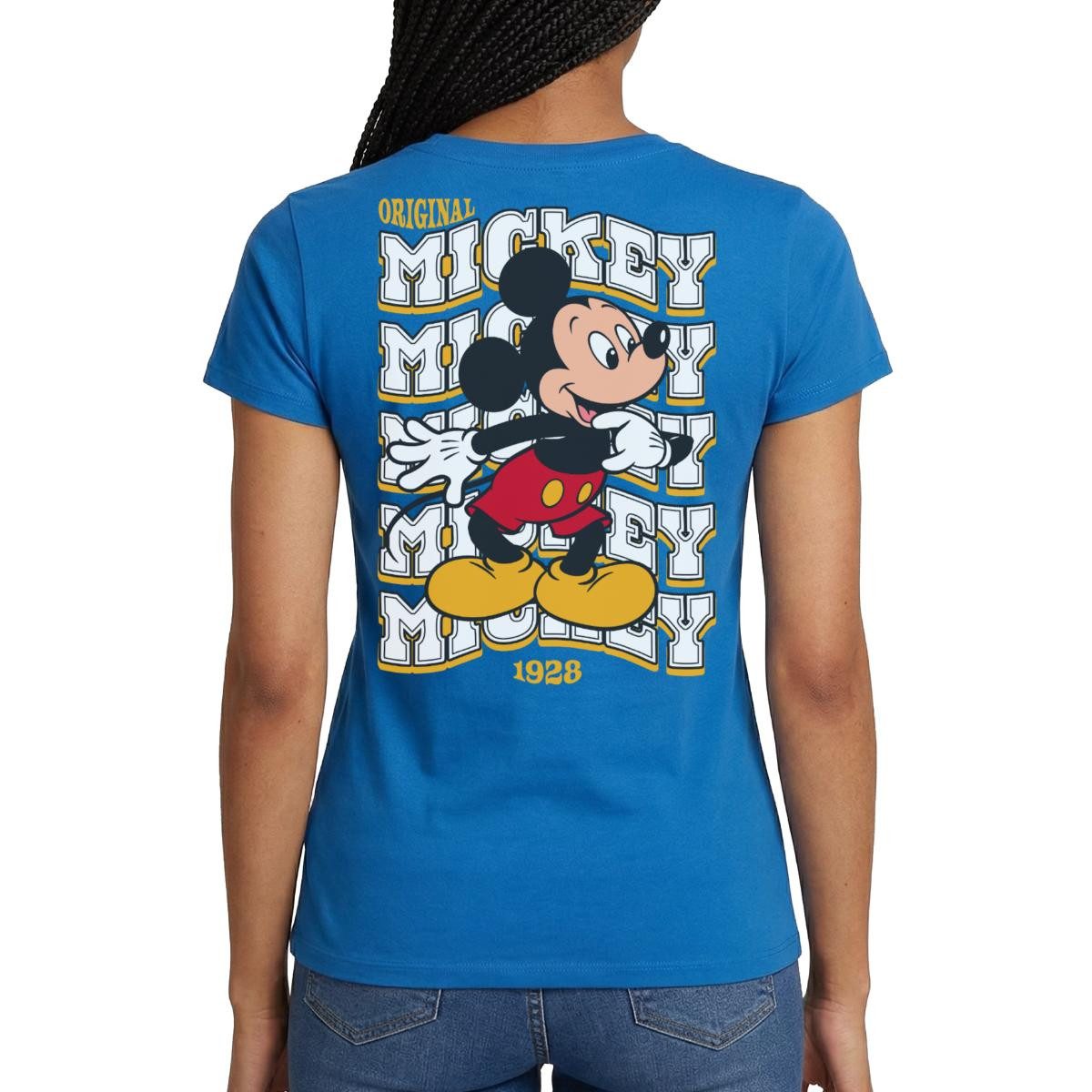 Spreadshirt T-Shirt Mickey & Minnie Mickey Mouse Original 1928 Frauen T-Shirt (1-tlg)