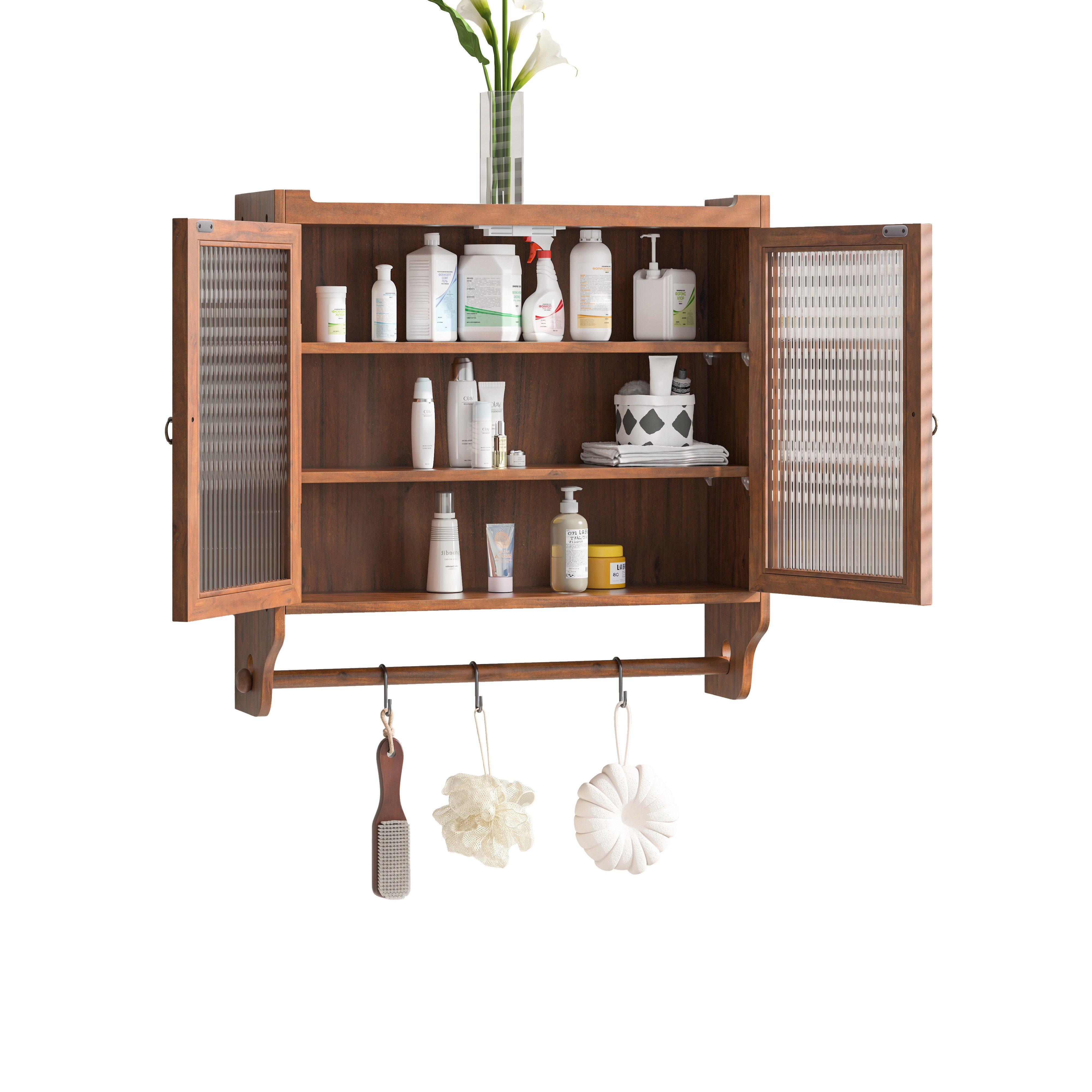 MODFU Hängeschrank Zweitüriger Wandschrank 70 cm,Stauraumschrank günstig online kaufen