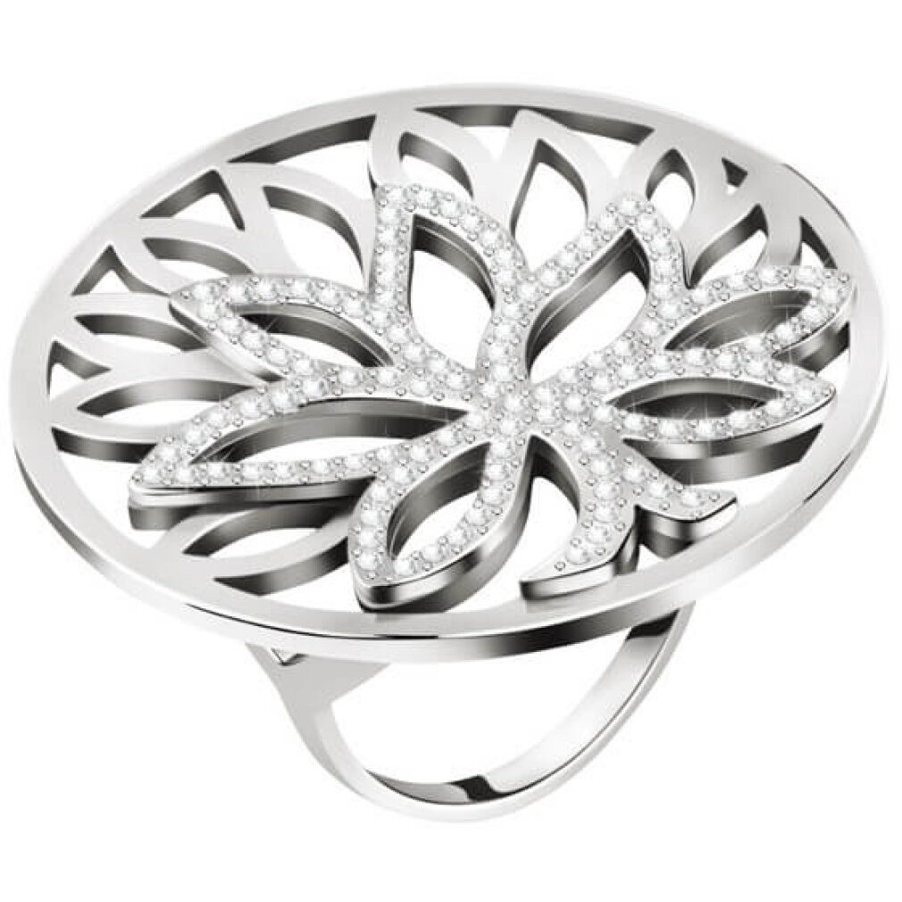 MORELLATO Fingerring Mode Ring Baum des Lebens Loto SATD14 - Kreislauf: 56 mm