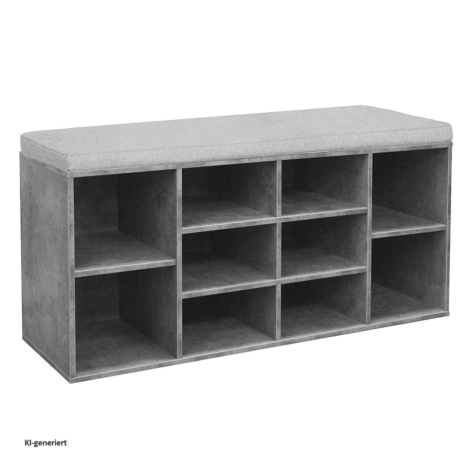 HTI-Living Schuhbank Schuhbank Katja4 (Stück, 1-St., 1 Schuhbank mit Kissenauflage), Schuhregal 10 Fächer