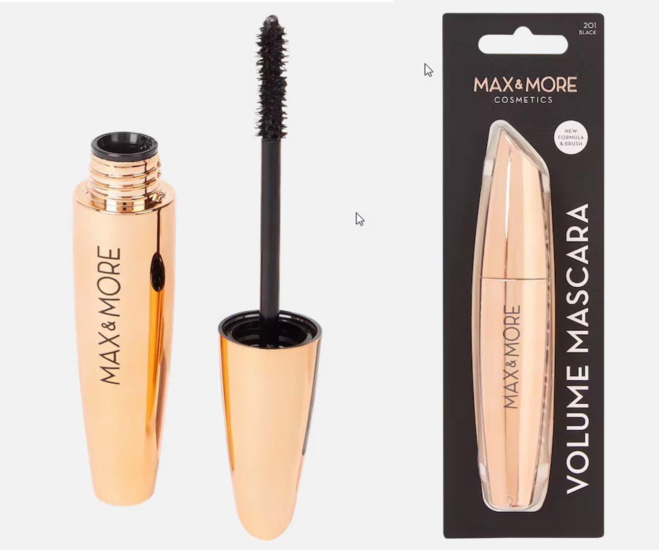 Spectrum Mascara 2 Stück Max & More Voluminizing Mascara 201 schwarz