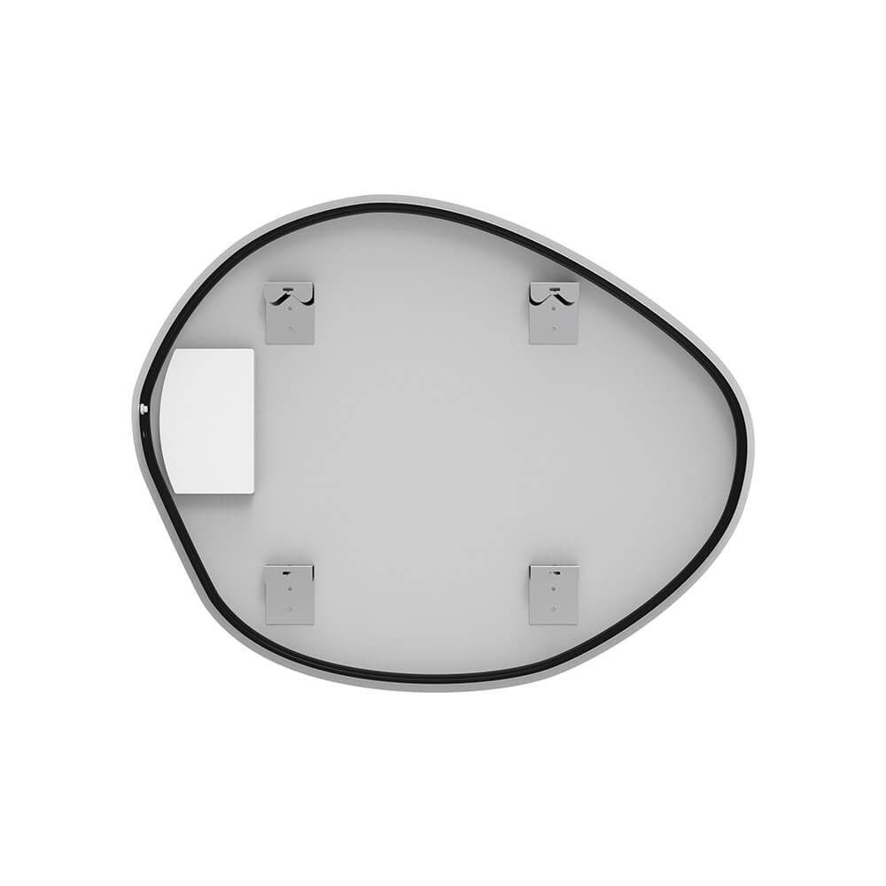 HOME DELUXE LED-Lichtspiegel MAY asymmetrisch, Größenauswahl, LED-Wandspiegel, Badezimmerspiegel, Badspiegel mit Beleuchtung – Bild 4 von 5