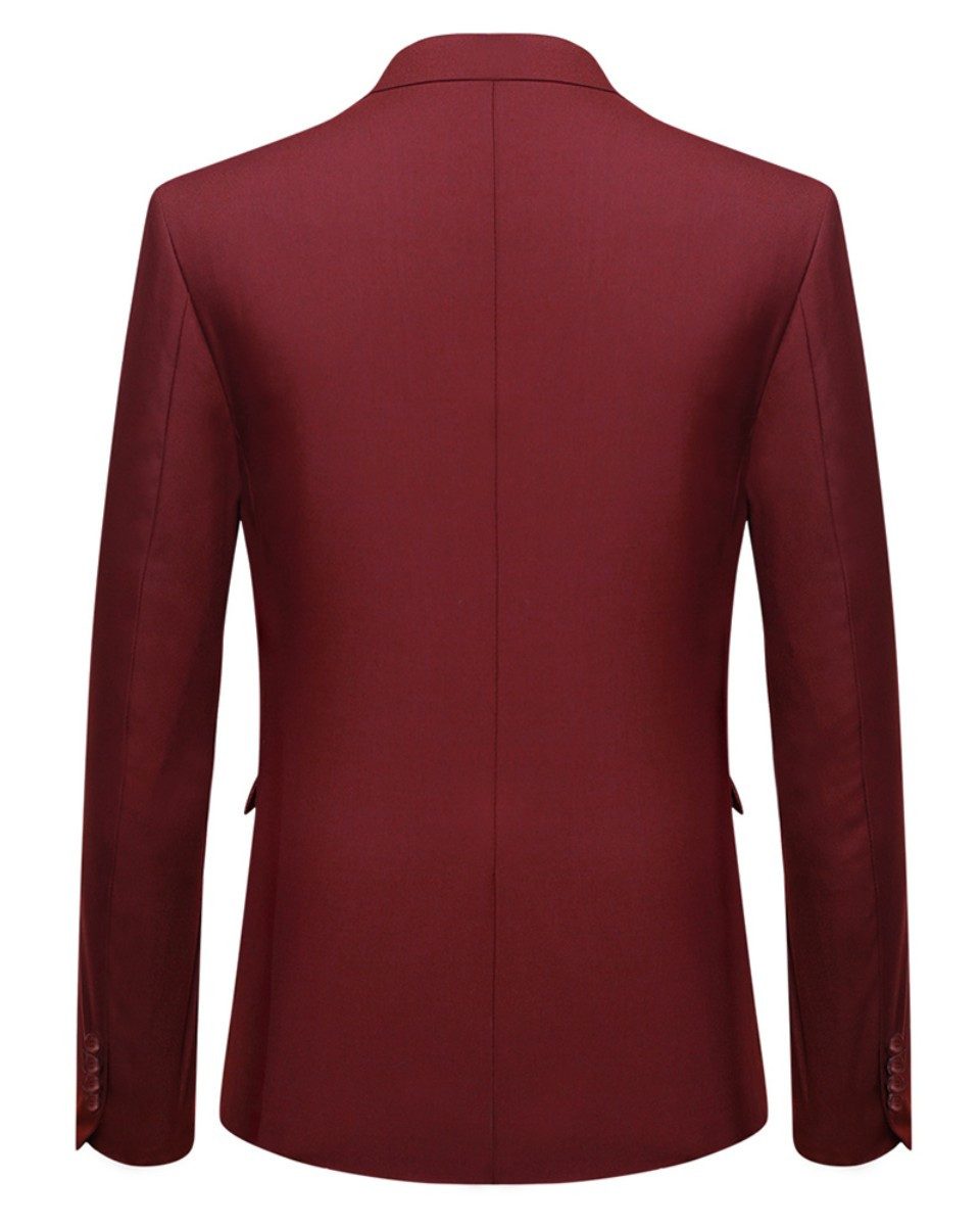 Allthemen Anzug (2 tlg) Herren Slim Fit Anzüge Modern Herrenanzug für Business