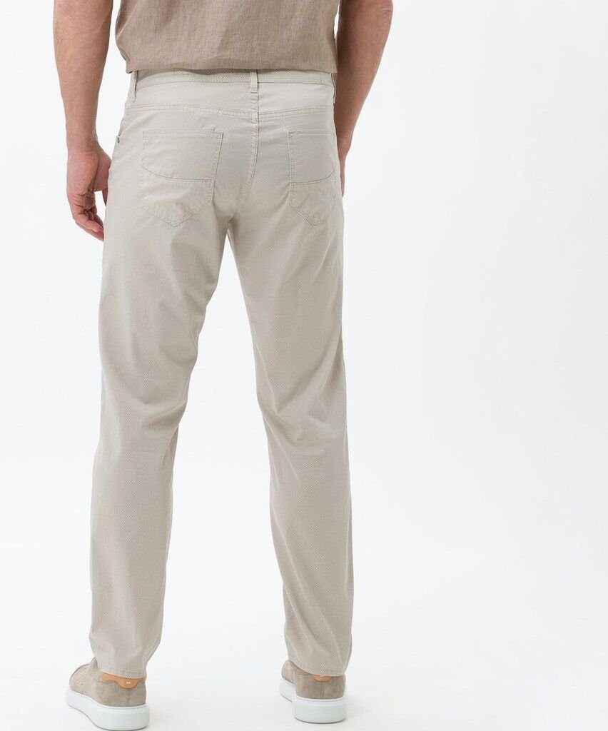 mit U Brax Five-Pocket-Taschen Cadiz beige 5-Pocket-Jeans