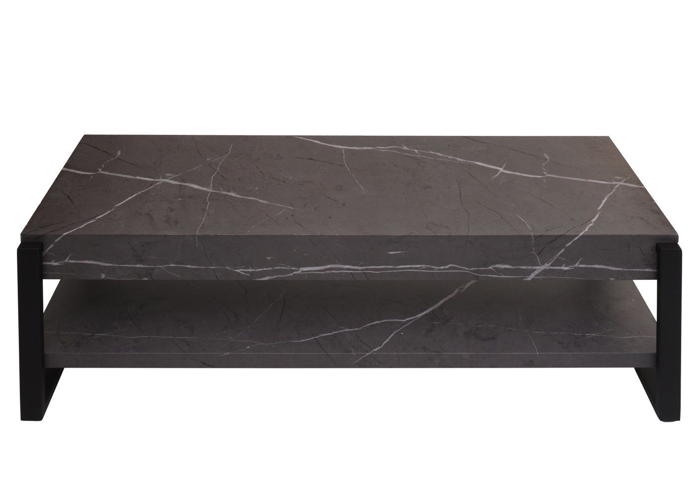 Inklusive Marmor-Optik TV-Rack grau grau verstellbare MCW | MCW-L53-T, Fußbodenschoner Marmor-Optik