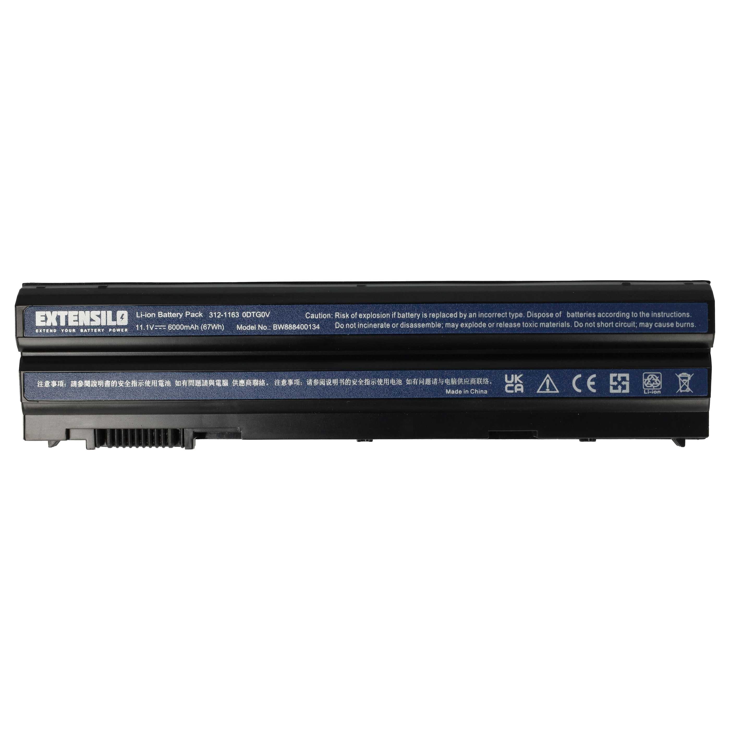 vhbw Akku passend für Dell Vostro 3560, 3460 Notebook / Notebook, Netbook Laptop-Akku Akku Li-Ion 5200 mAh (11,1 V, 1 St), Leistungsfähiger Austausch-Akku für Notebook, Wiederaufladbar, Jede