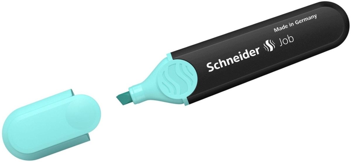 SCHNEIDER Marker Textmarker Job Pastell türkis (10 Stück)