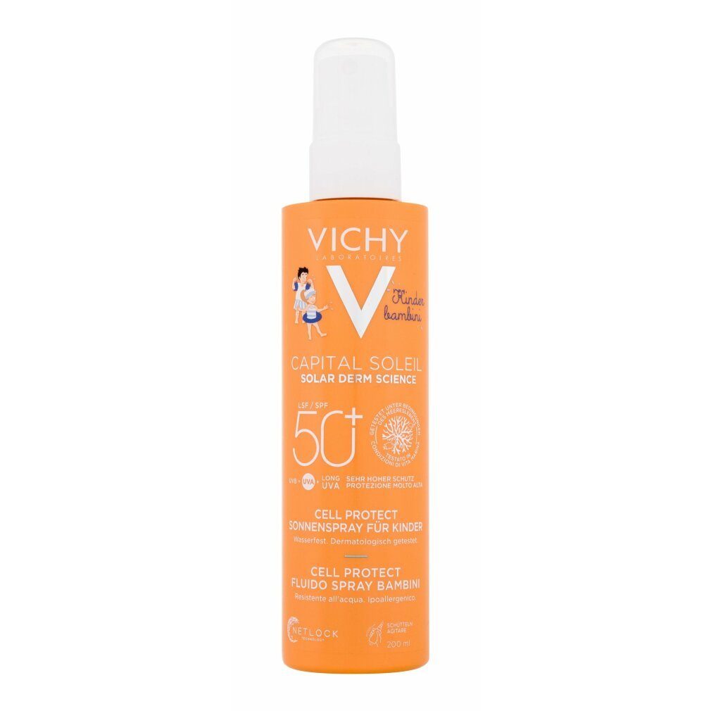 Vichy Sonnenschutzcreme Capital Soleil Kids Cell Protect Fluid Spray SPF50+