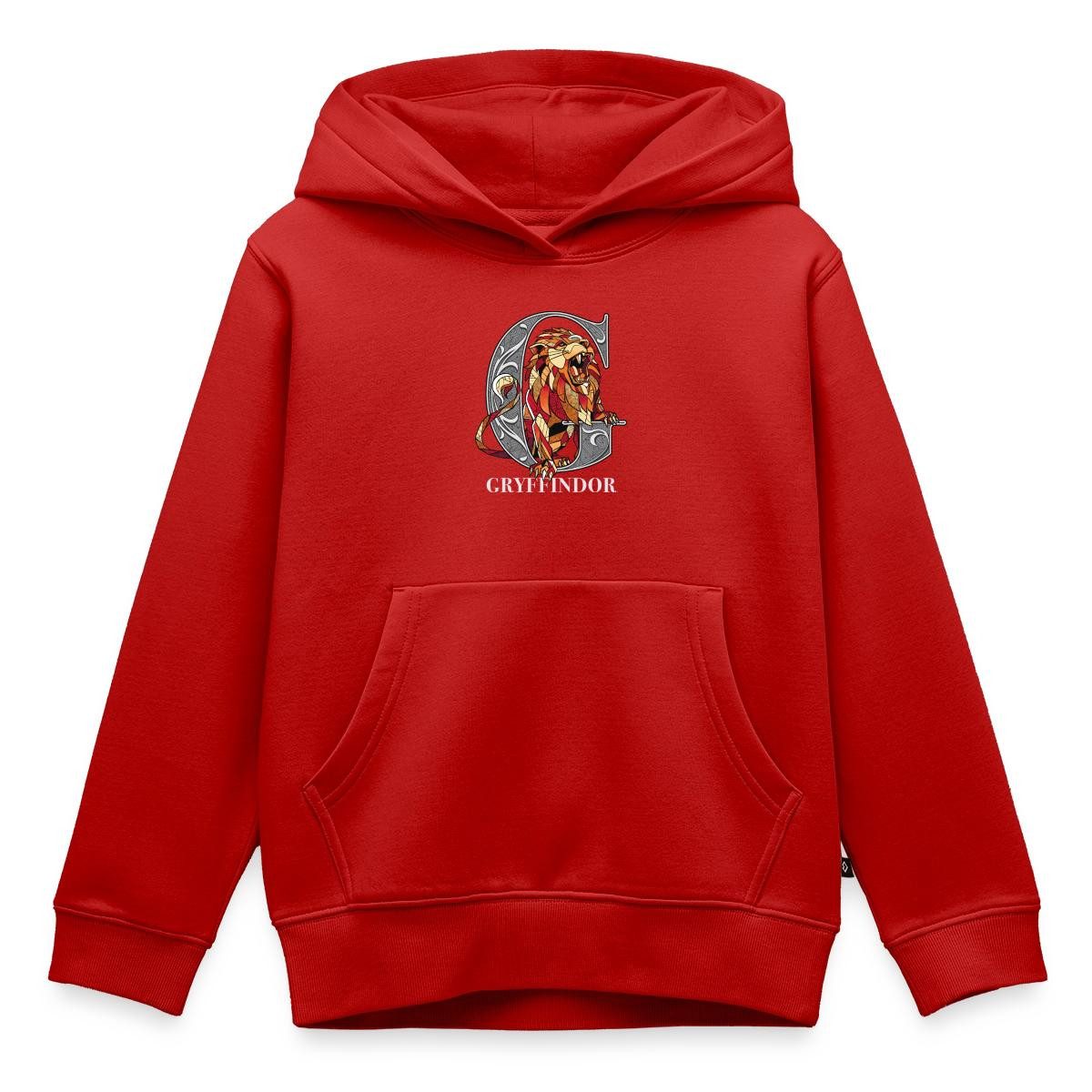 Spreadshirt Hoodie Harry Potter Gryffindor Gold monochrom Kinder Premium Hoodie (1-tlg)