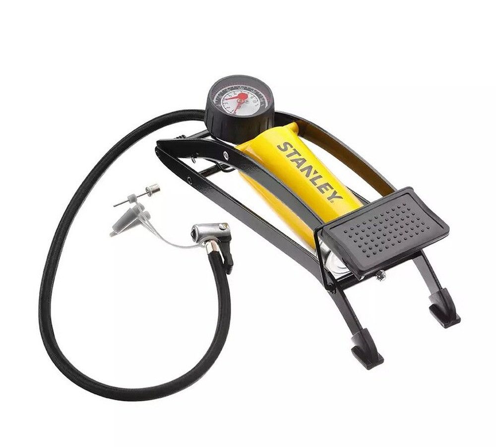 STANLEY Fußpumpe STANLEY FUSSPUMPE MIT MANOMETER